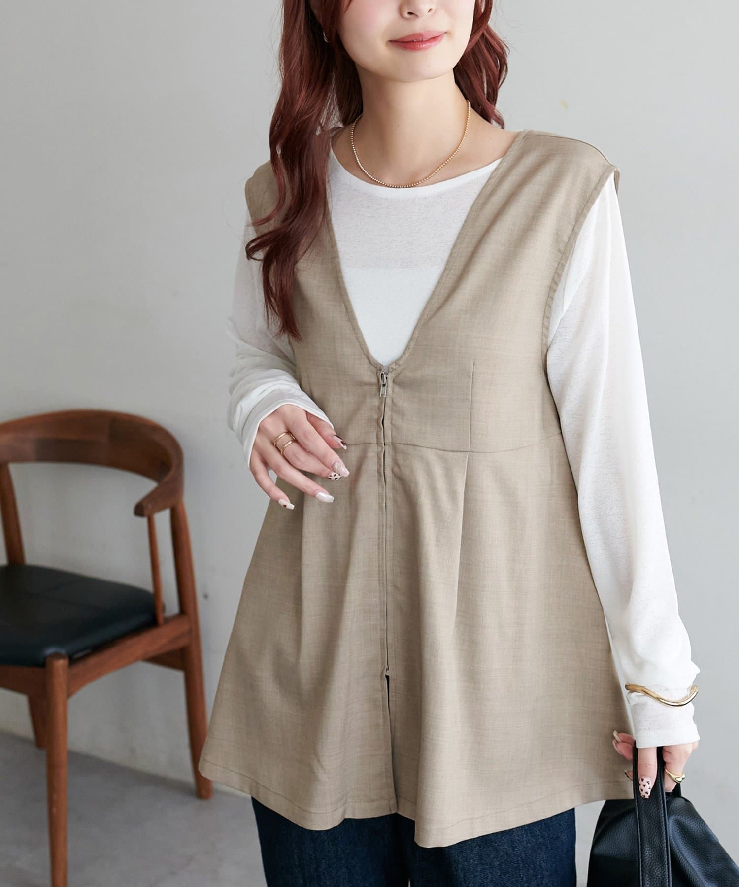 DISCOAT(ディスコート) 【WEB限定】ジップタックベスト