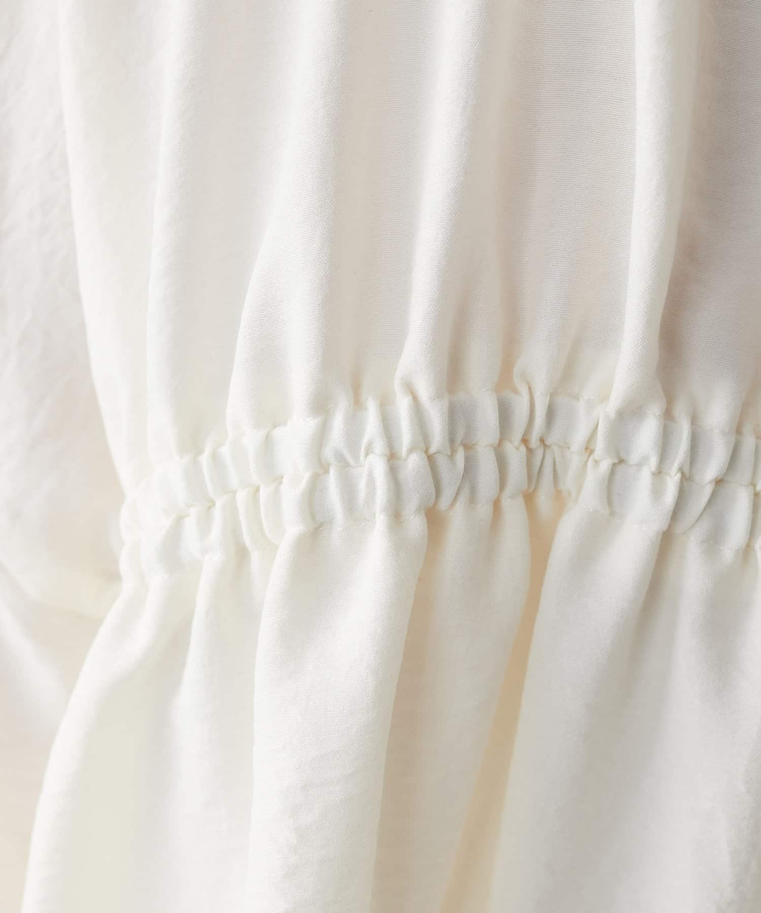 DISCOAT(ディスコート) 【WEB限定】バックシャーリングブラウス