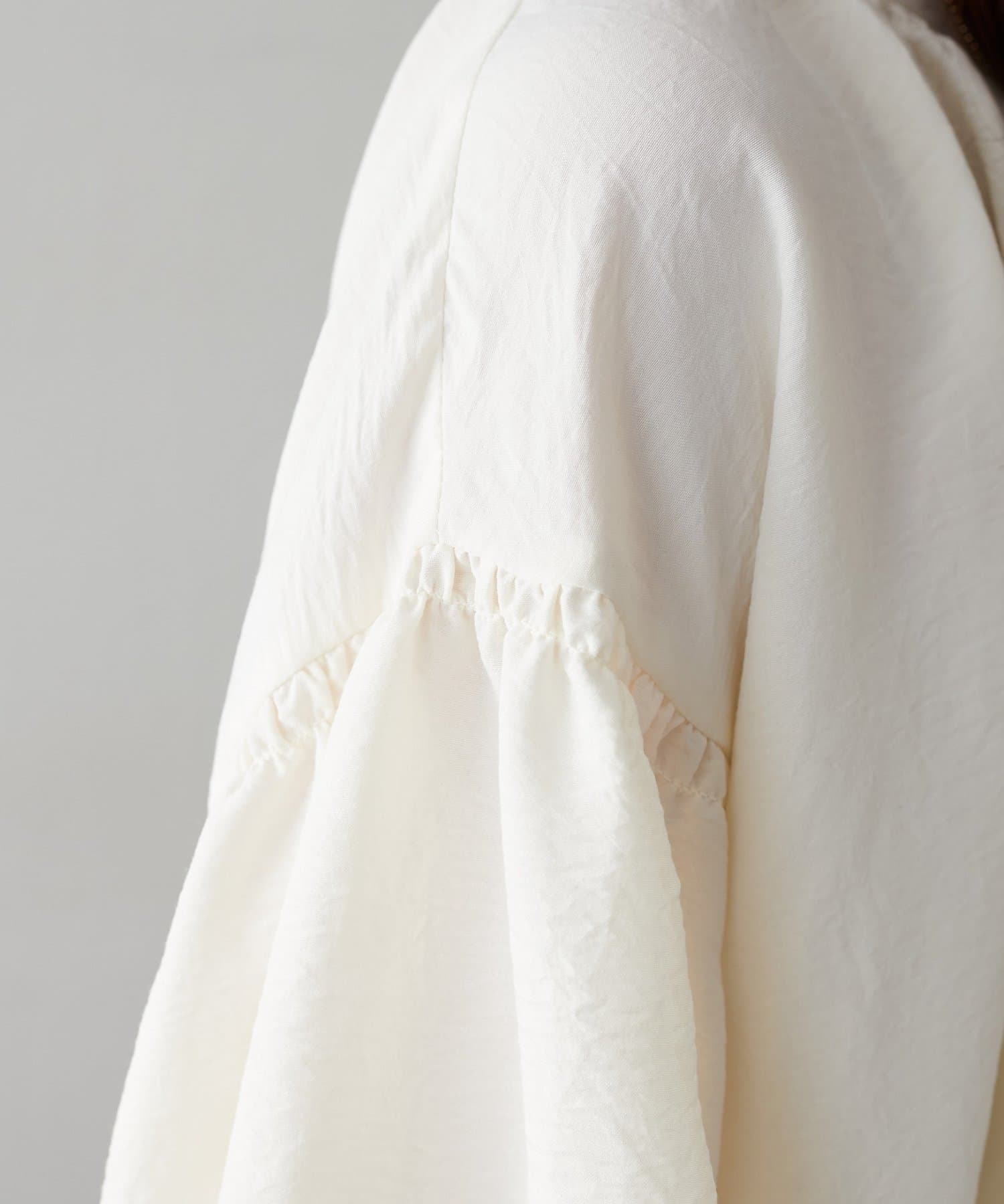 DISCOAT(ディスコート) 【WEB限定】バックシャーリングブラウス