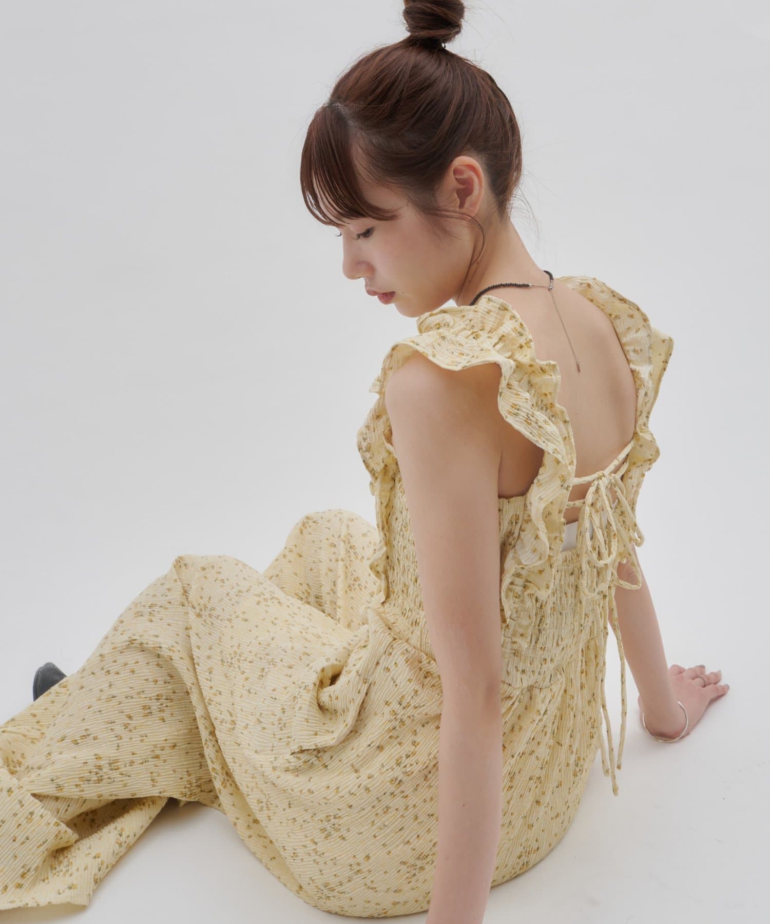 DISCOAT(ディスコート) 【SS先行予約/umm.】肩フリルサロペット