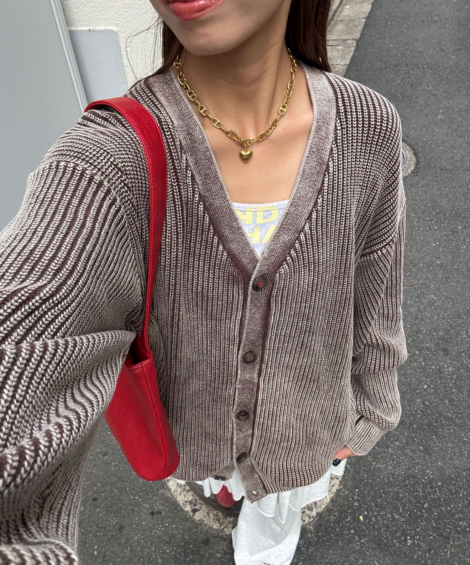 OUTLET(アウトレット) 【Ciaopanic】ストーンウォッシュニットカーディガン