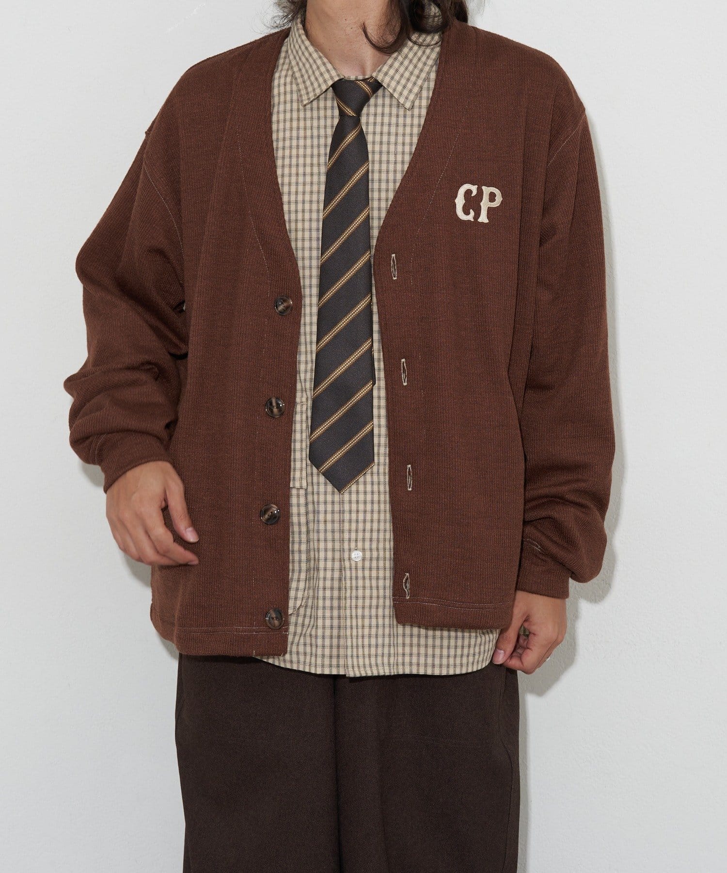 OUTLET(アウトレット) 【Ciaopanic】CPロゴステッチカーディガン