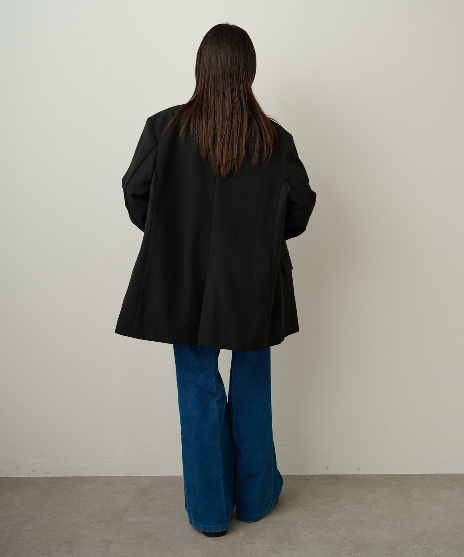 OUTLET(アウトレット) 【Omekashi】ベルト付きテーラードジャケット