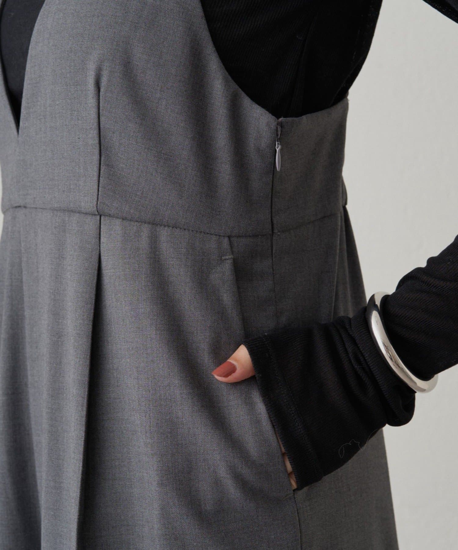 OUTLET(アウトレット) 【Loungedress】Vキャミサロペット