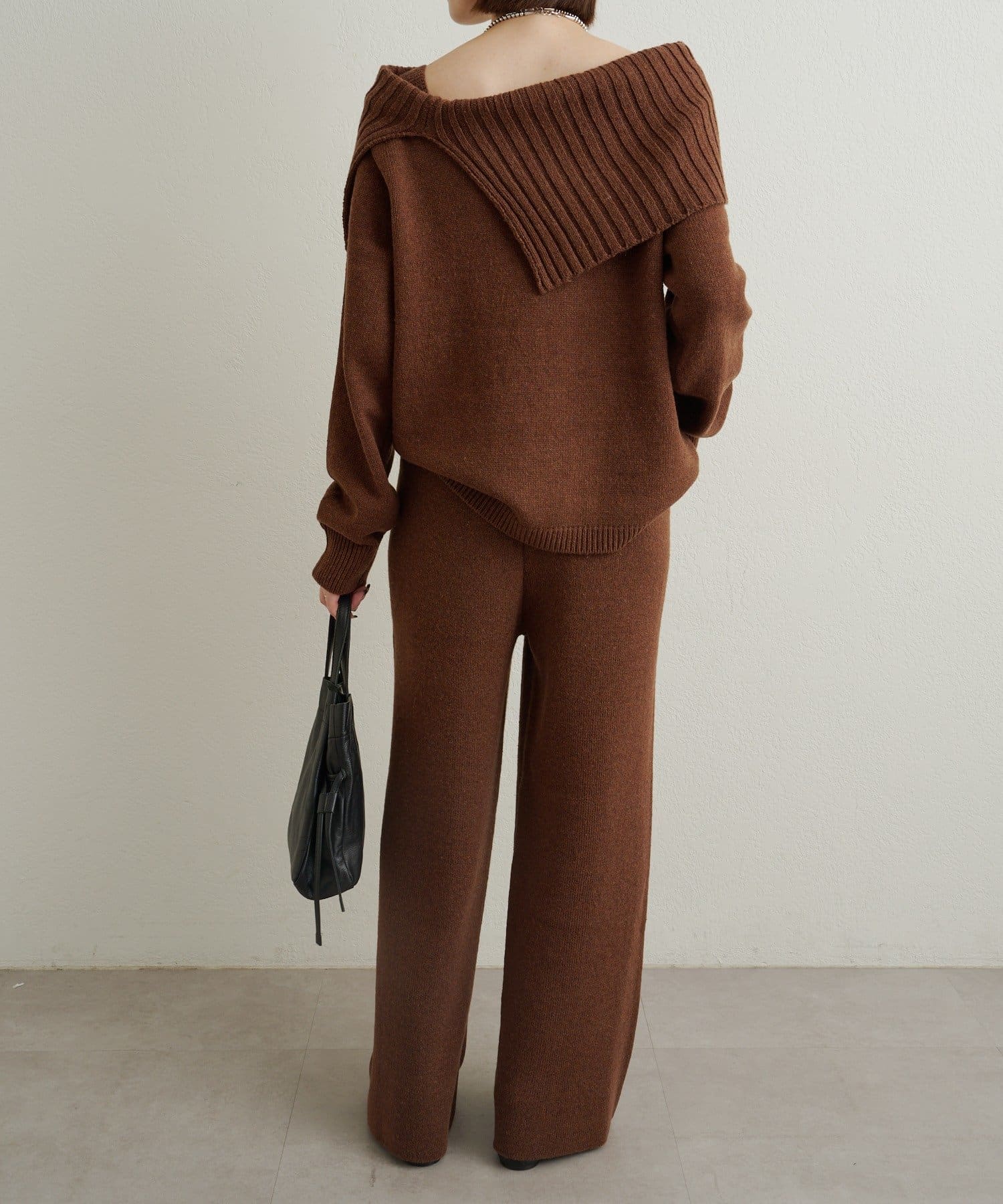 OUTLET(アウトレット) 【Omekashi】ニットパンツ