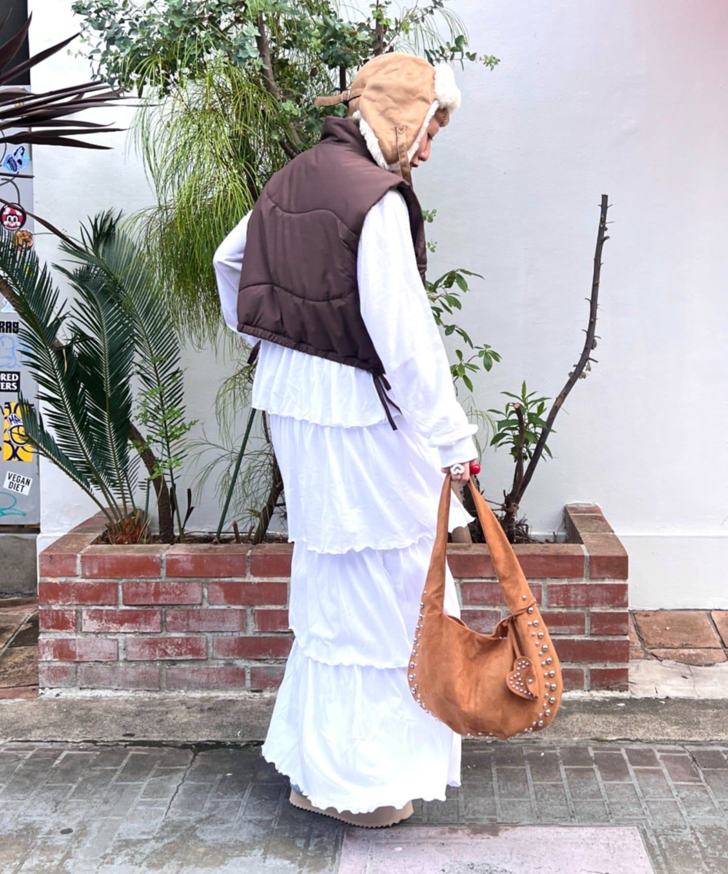 OUTLET(アウトレット) 【w closet】ティアードカットワンピース