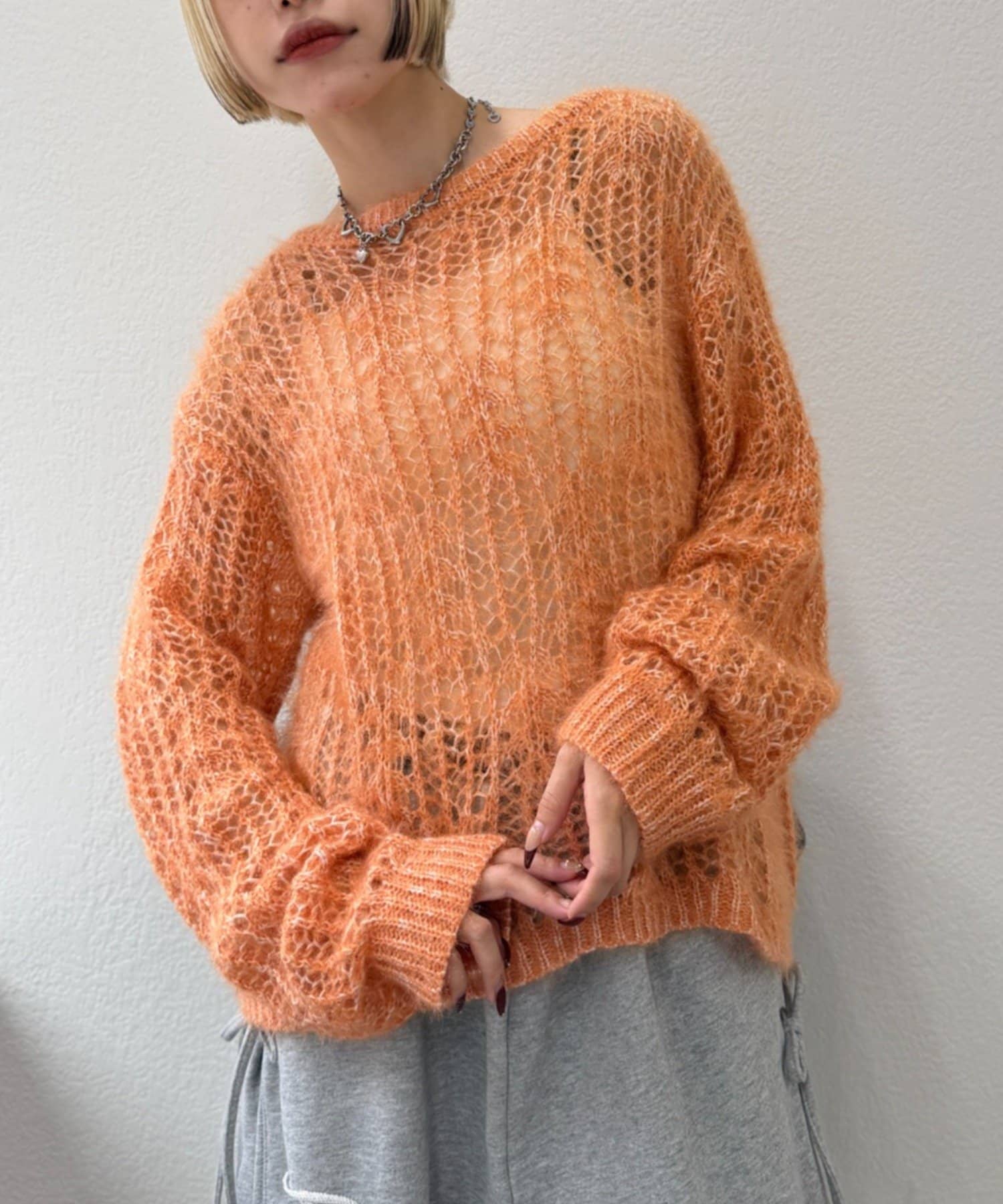 OUTLET(アウトレット) 【w closet】シアーラメニット