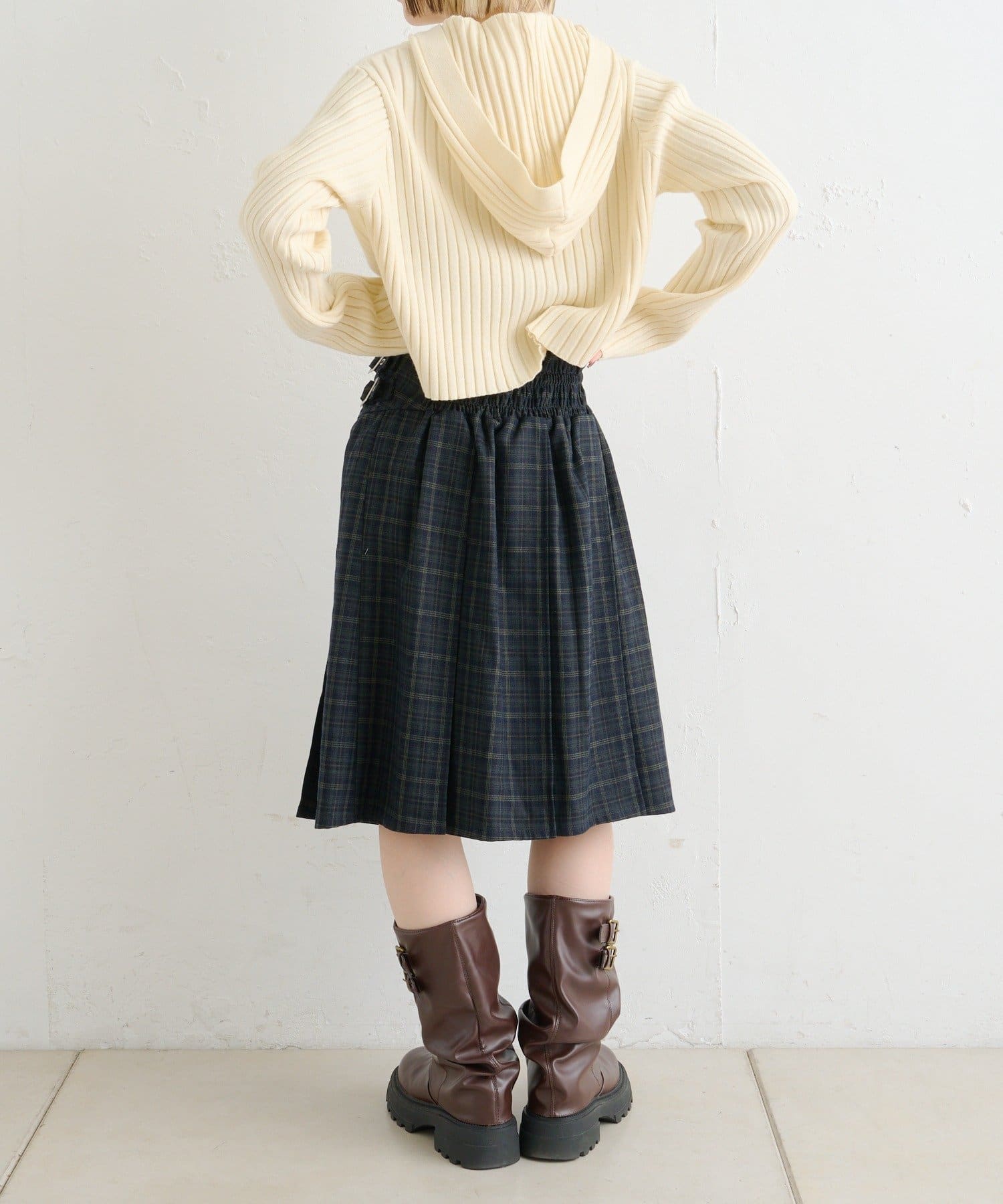 OUTLET(アウトレット) 【w closet】WZIPフーディーニット