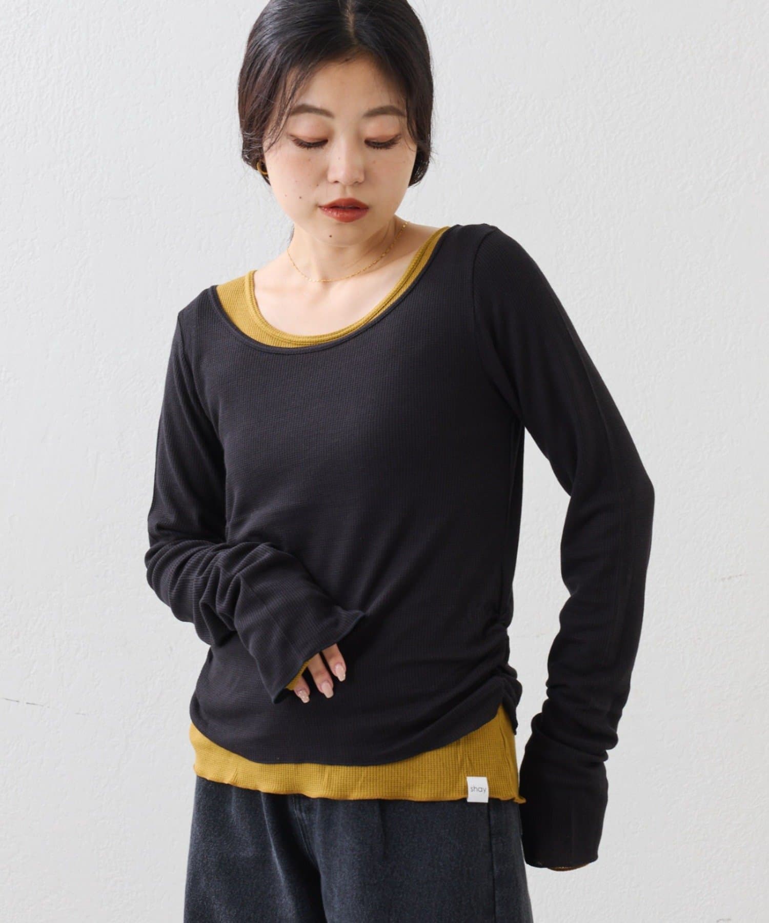 OUTLET(アウトレット) 【CIAOPANIC TYPY】レイヤードシアートップス(セット)