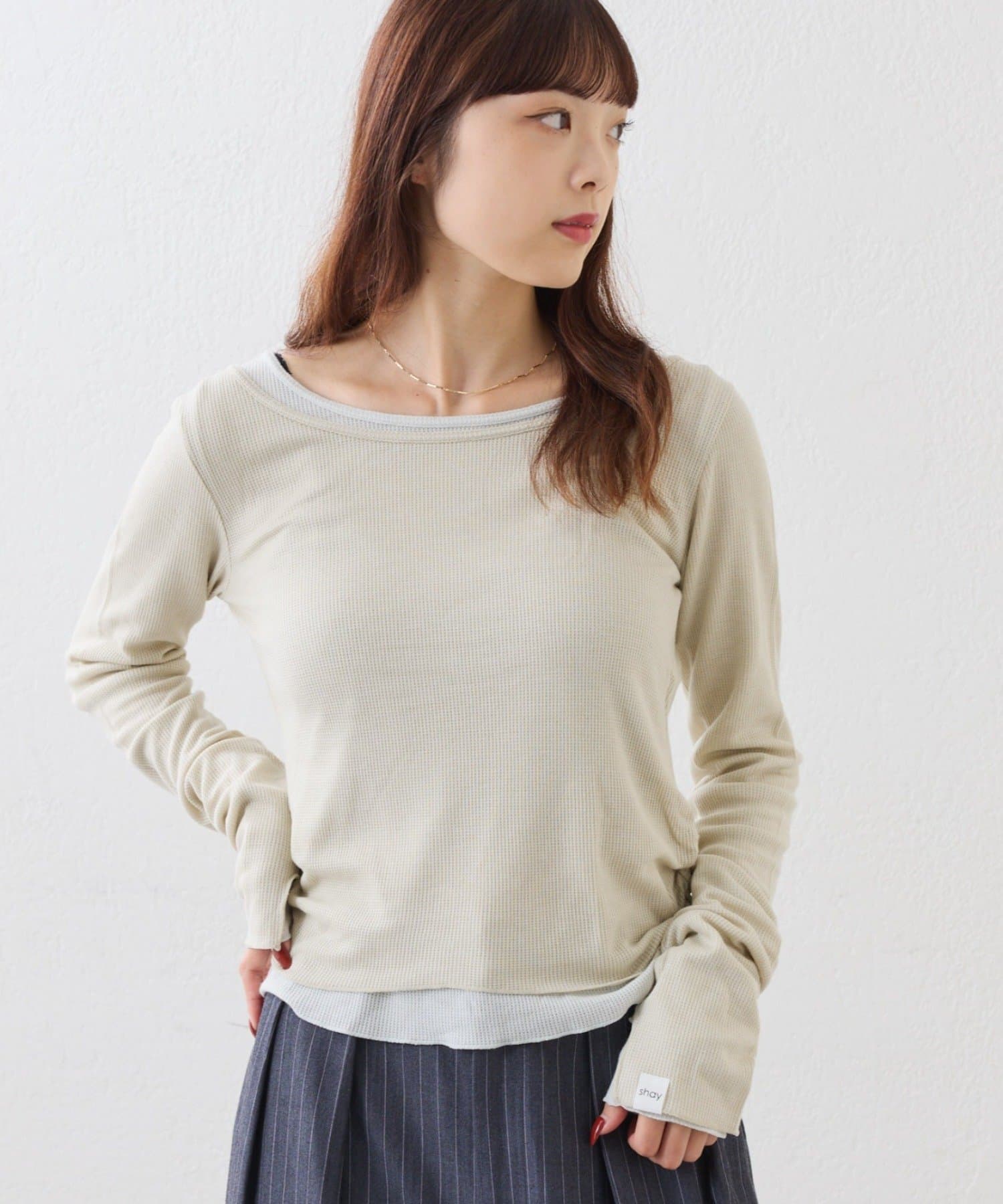 OUTLET(アウトレット) 【CIAOPANIC TYPY】レイヤードシアートップス(セット)