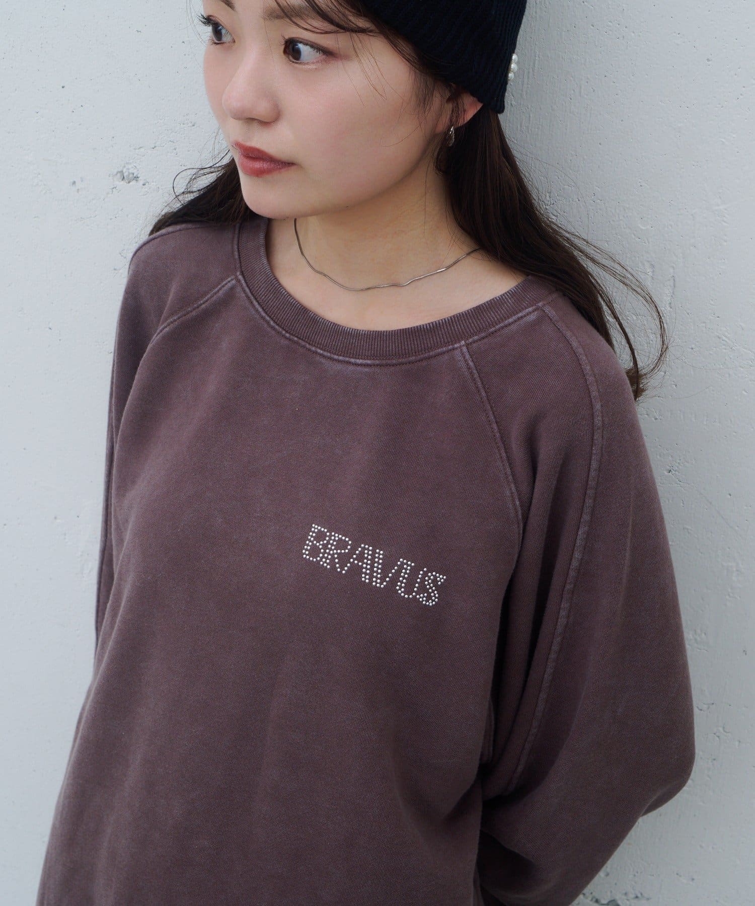 OUTLET(アウトレット) 【Kastane】ラインストーンスウェット