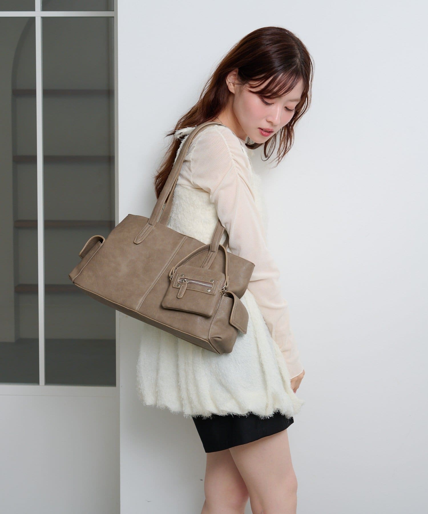 Kastane】ミニバッグ付きサイドポケットBAG | OUTLET(アウトレット