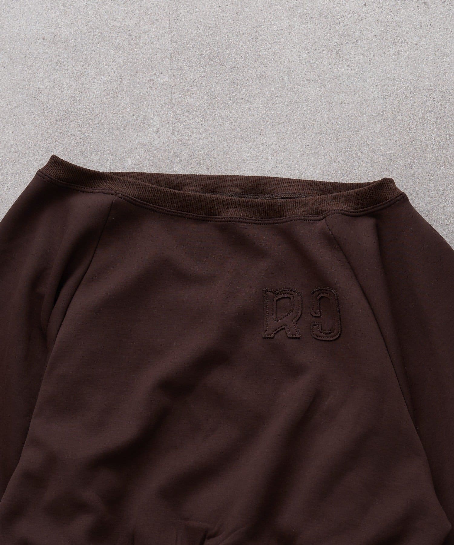 OUTLET(アウトレット) 【RAY CASSIN】オフショルスウェットレイヤードチェックワンピース