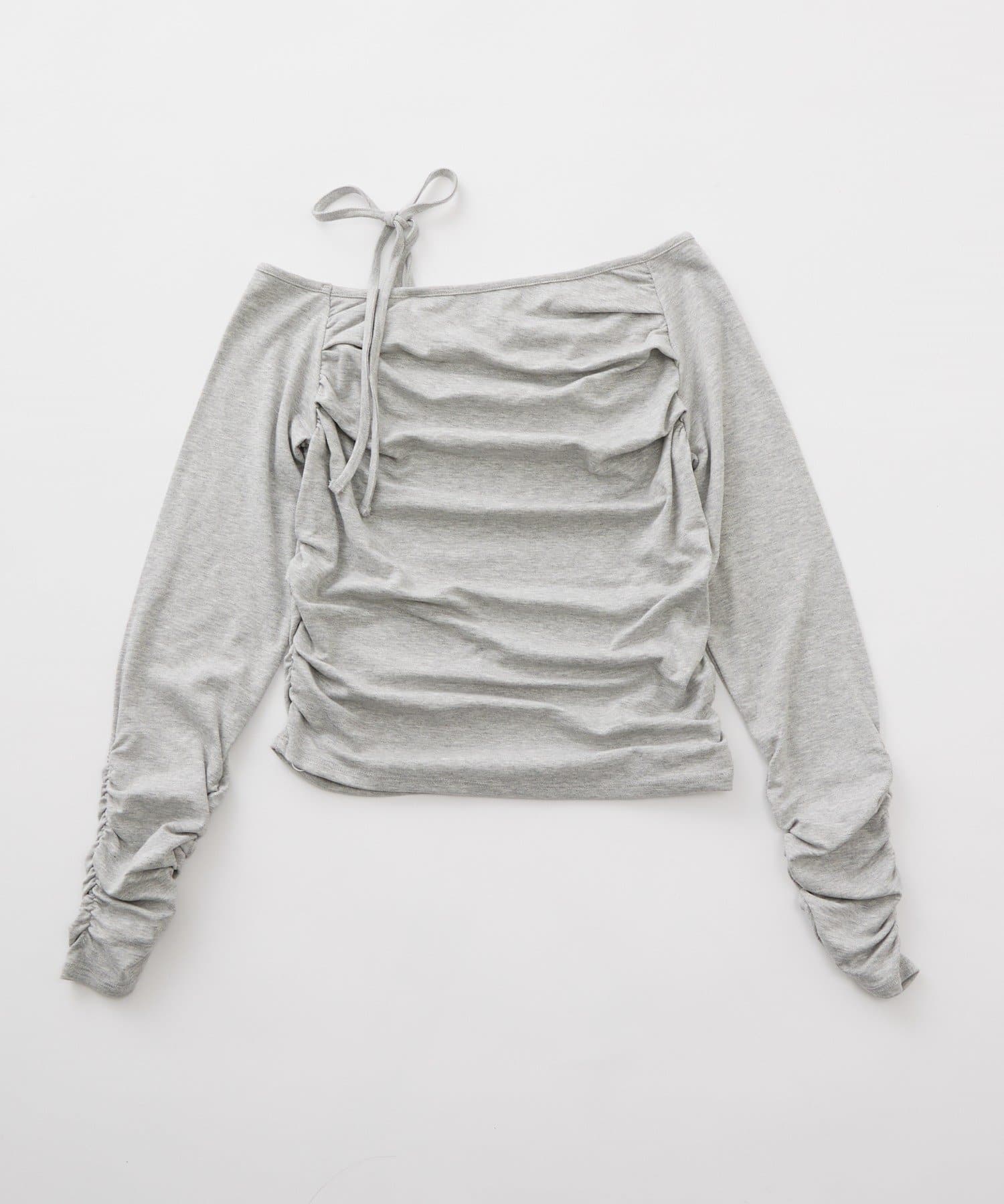 OUTLET(アウトレット) 【mystic】[mline]ドロストオフショルカットソー