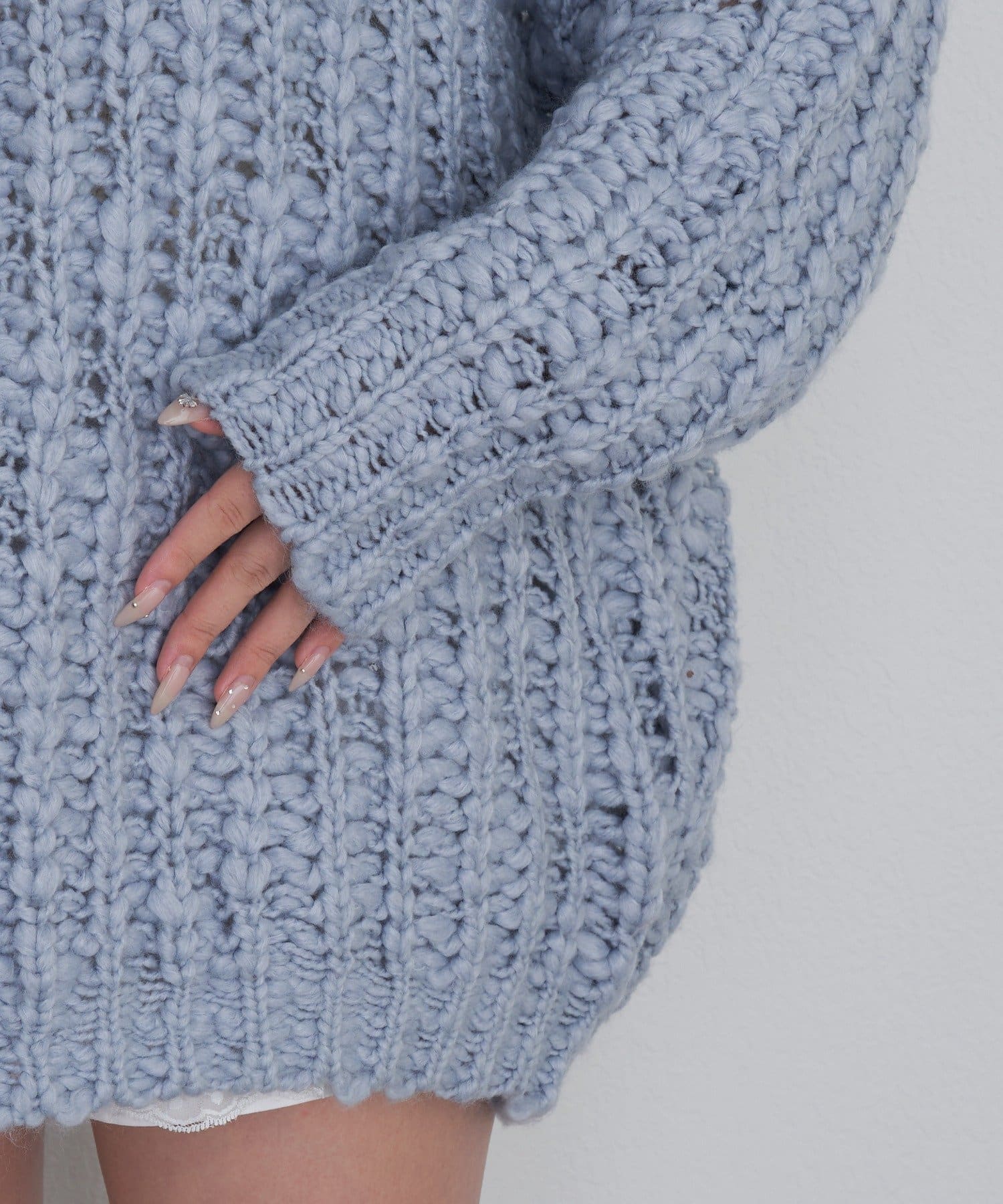 OUTLET(アウトレット) 【RAY CASSIN】Vざっくりオーバーニット