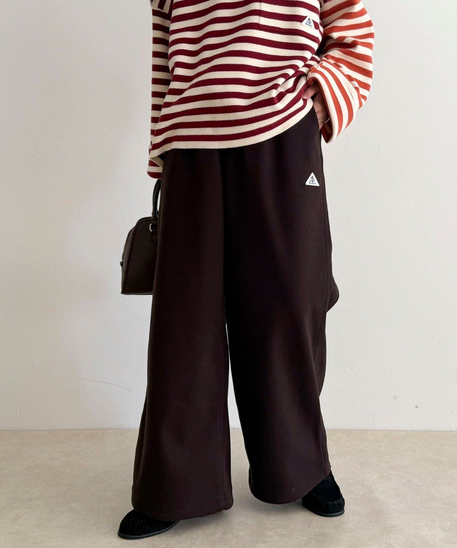 FREDY & GLOSTER(フレディ アンド グロスター) 【GEVACO/ゲバコ】ウールライクイージーパンツ