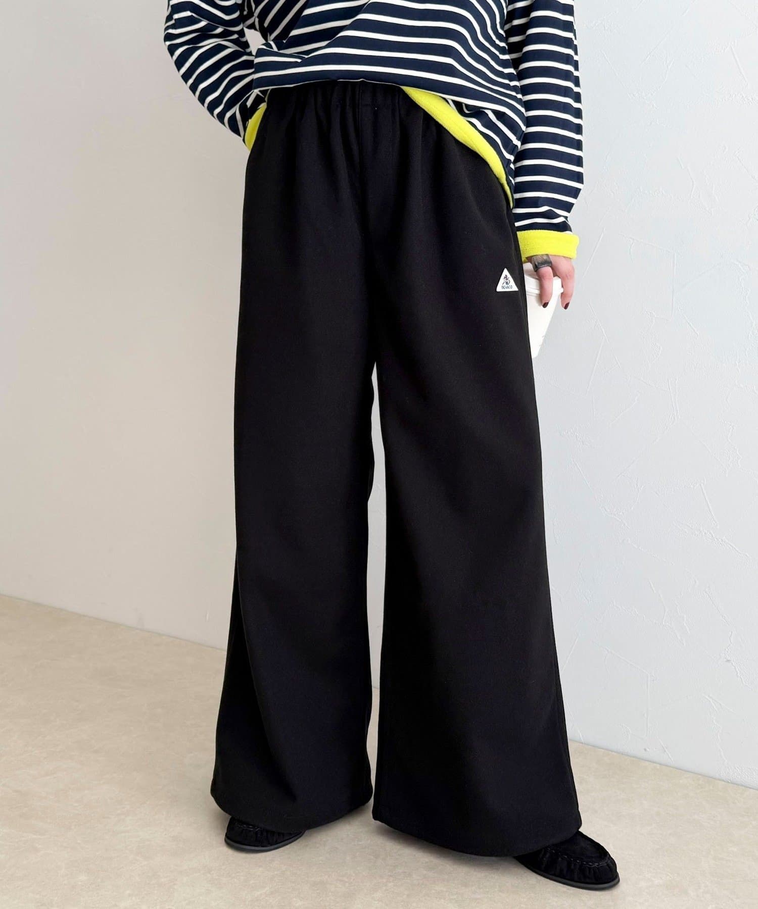 FREDY & GLOSTER(フレディ アンド グロスター) 【GEVACO/ゲバコ】ウールライクイージーパンツ