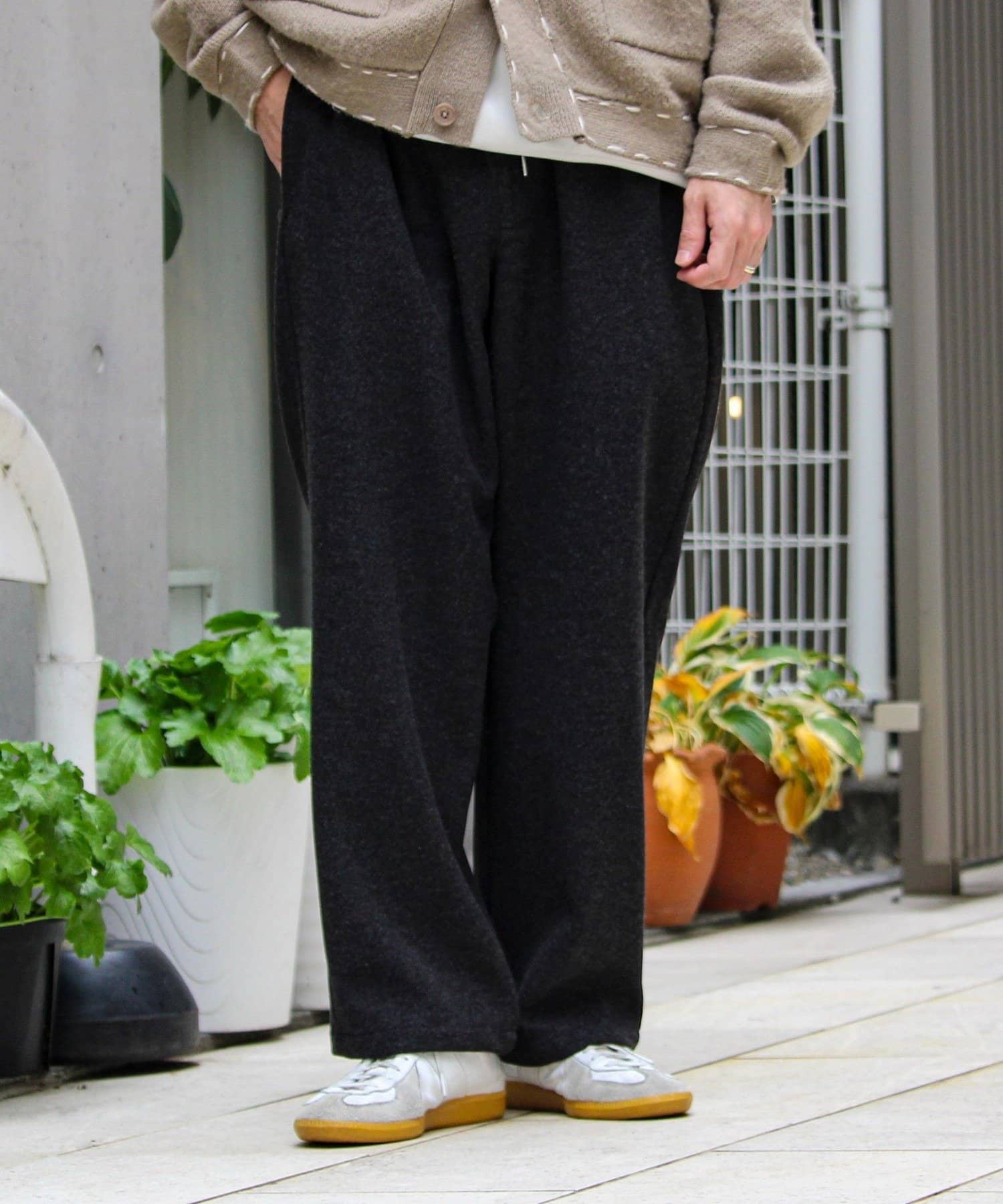 FREDY & GLOSTER(フレディ アンド グロスター) 【GOODNESS WEAR】リラックスメルトンパンツ