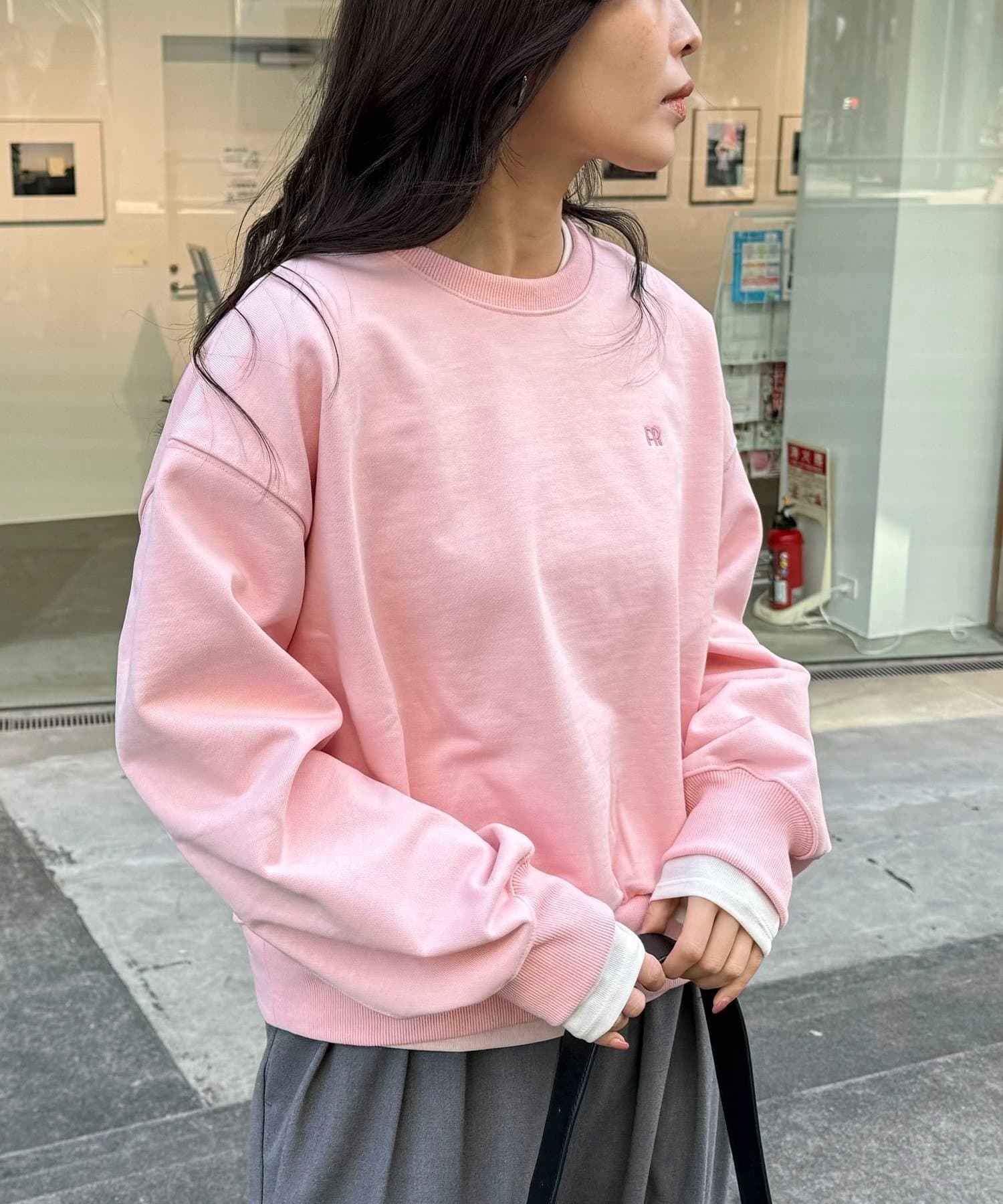 FREDY & GLOSTER(フレディ アンド グロスター) FR刺繍ヘビー裏毛スウェット