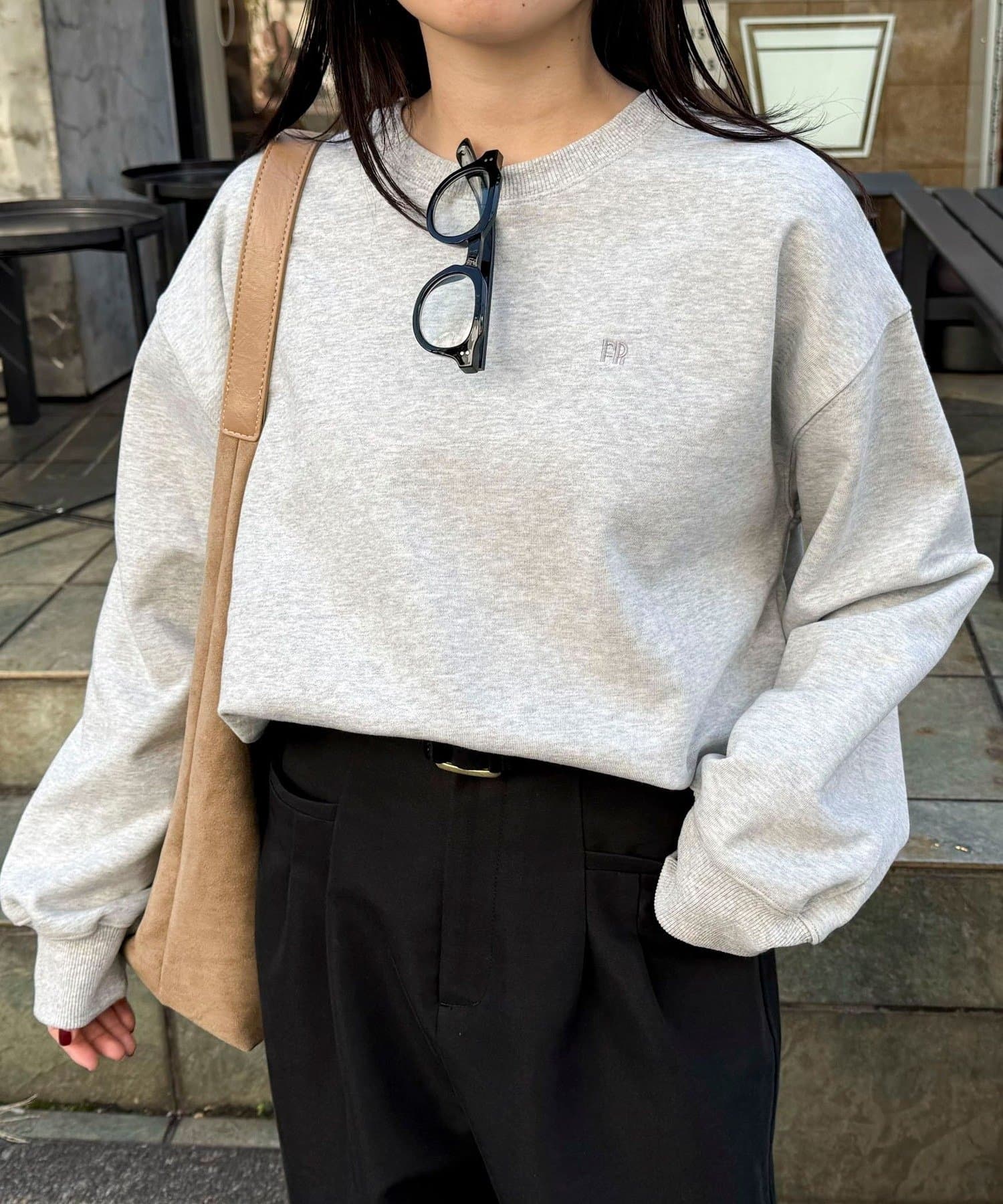 FREDY & GLOSTER(フレディ アンド グロスター) FR刺繍ヘビー裏毛スウェット