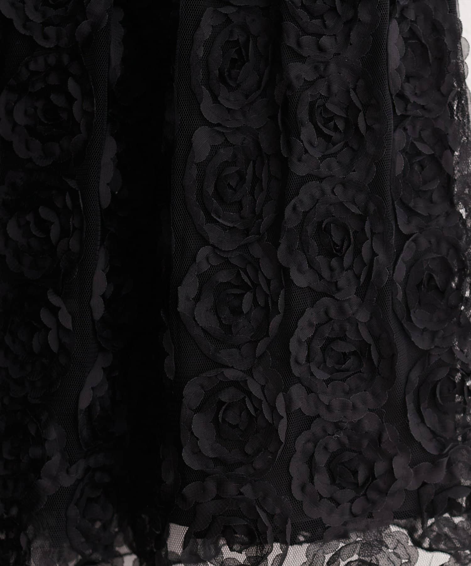 natural couture(ナチュラルクチュール) フラワーチュールボリュームスカート