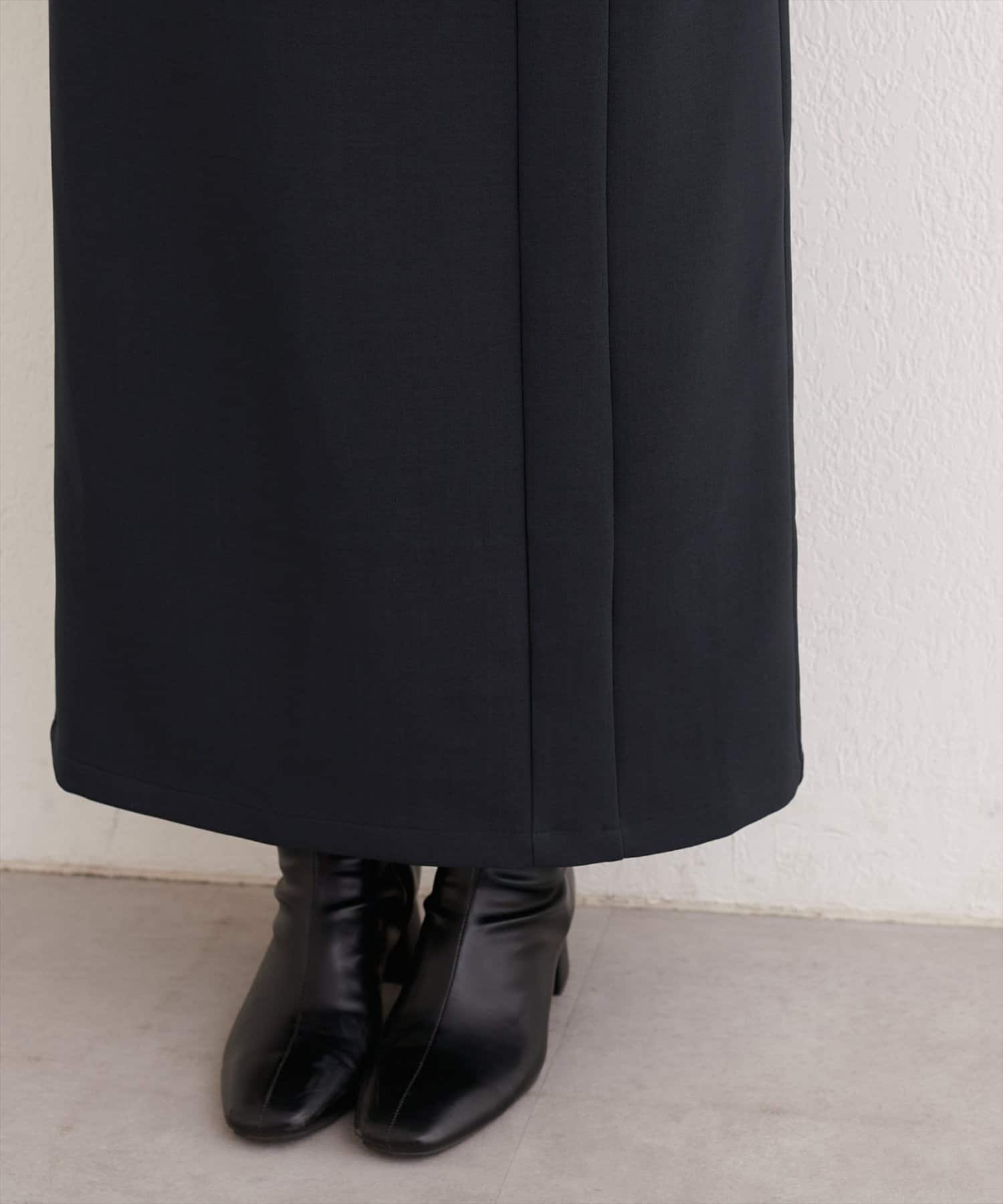 natural couture(ナチュラルクチュール) リボン付きナロースカート