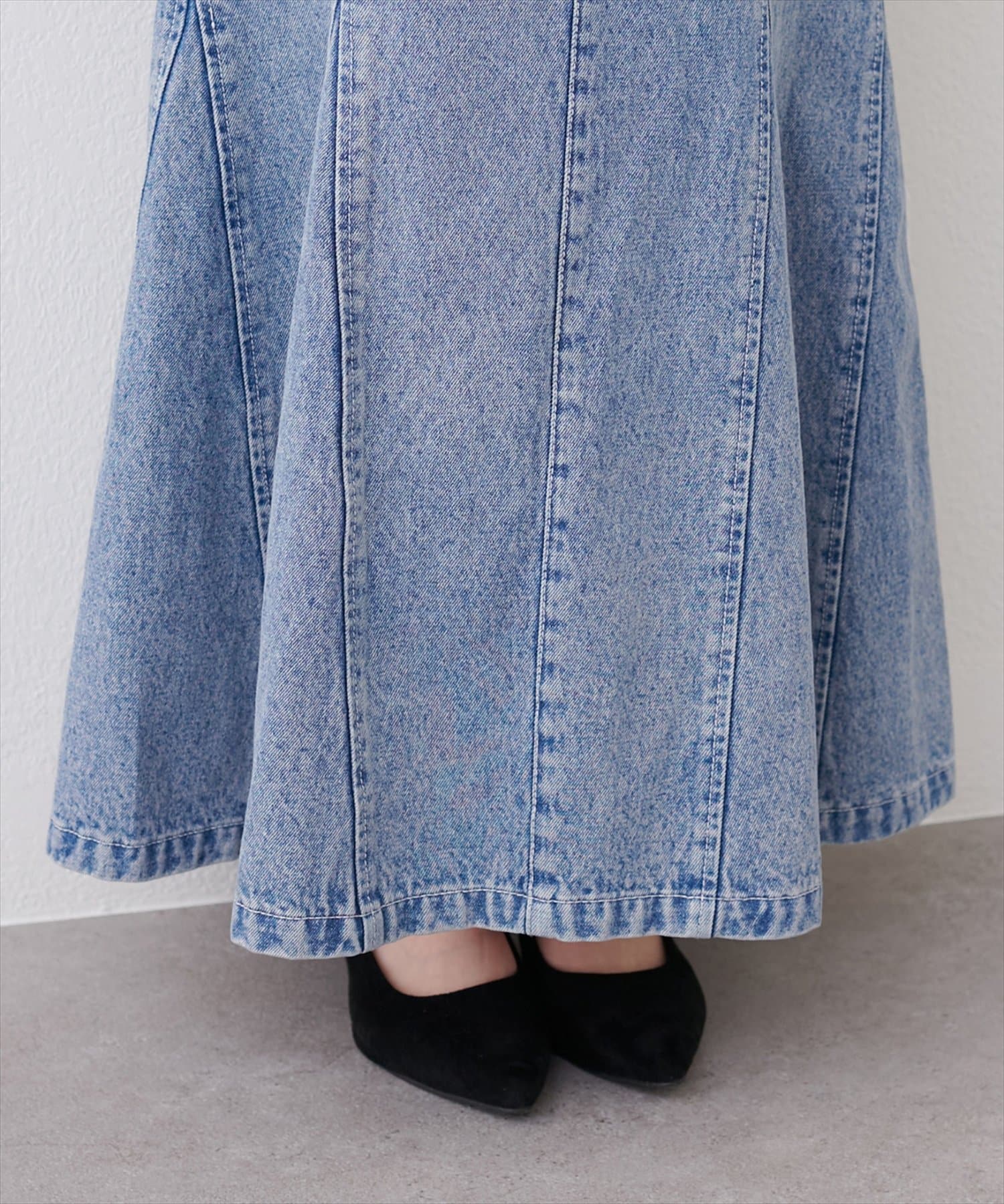 natural couture(ナチュラルクチュール) マーメイドデニムスカート