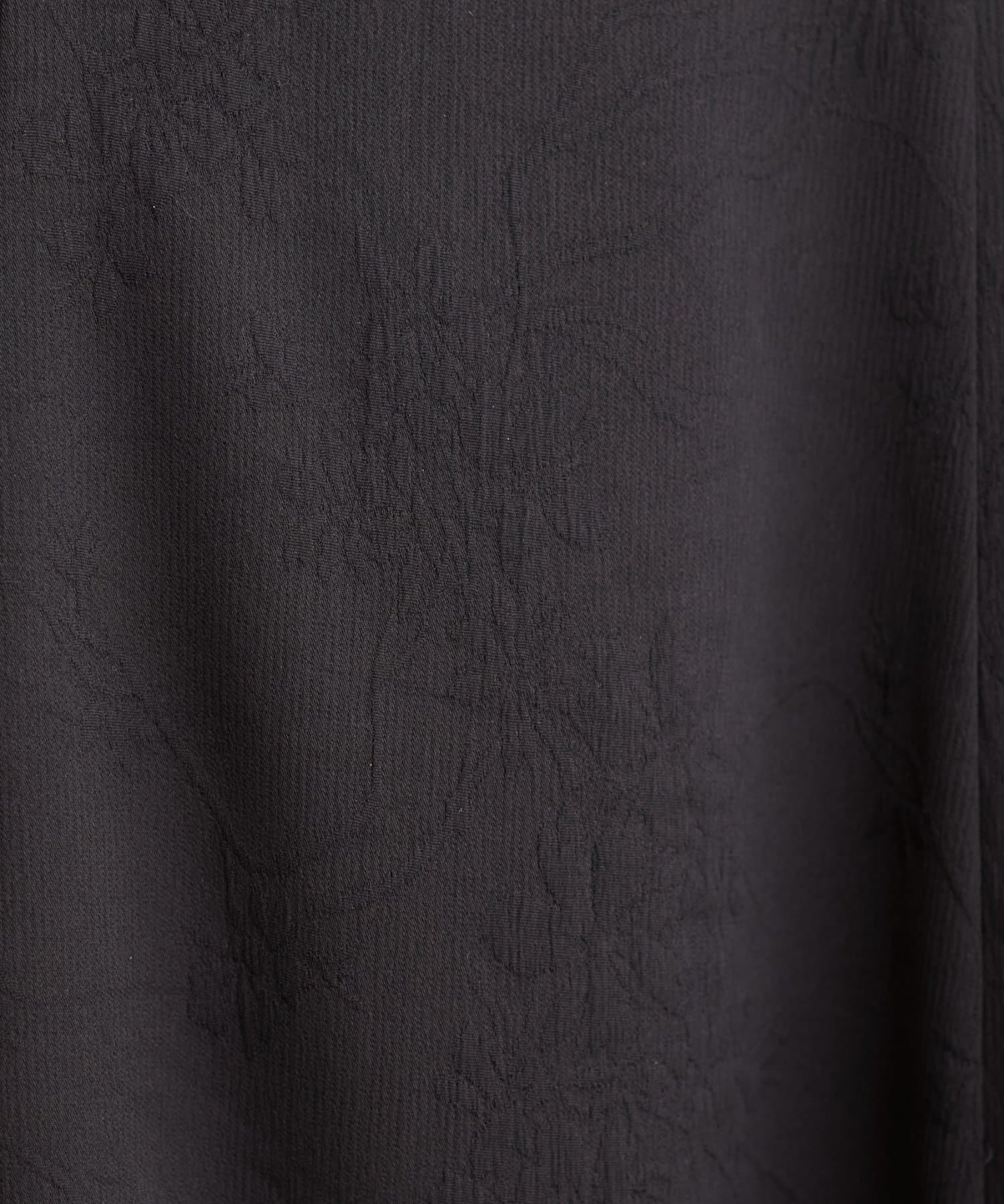 natural couture(ナチュラルクチュール) フラワージャガードジゴスリーブワンピース