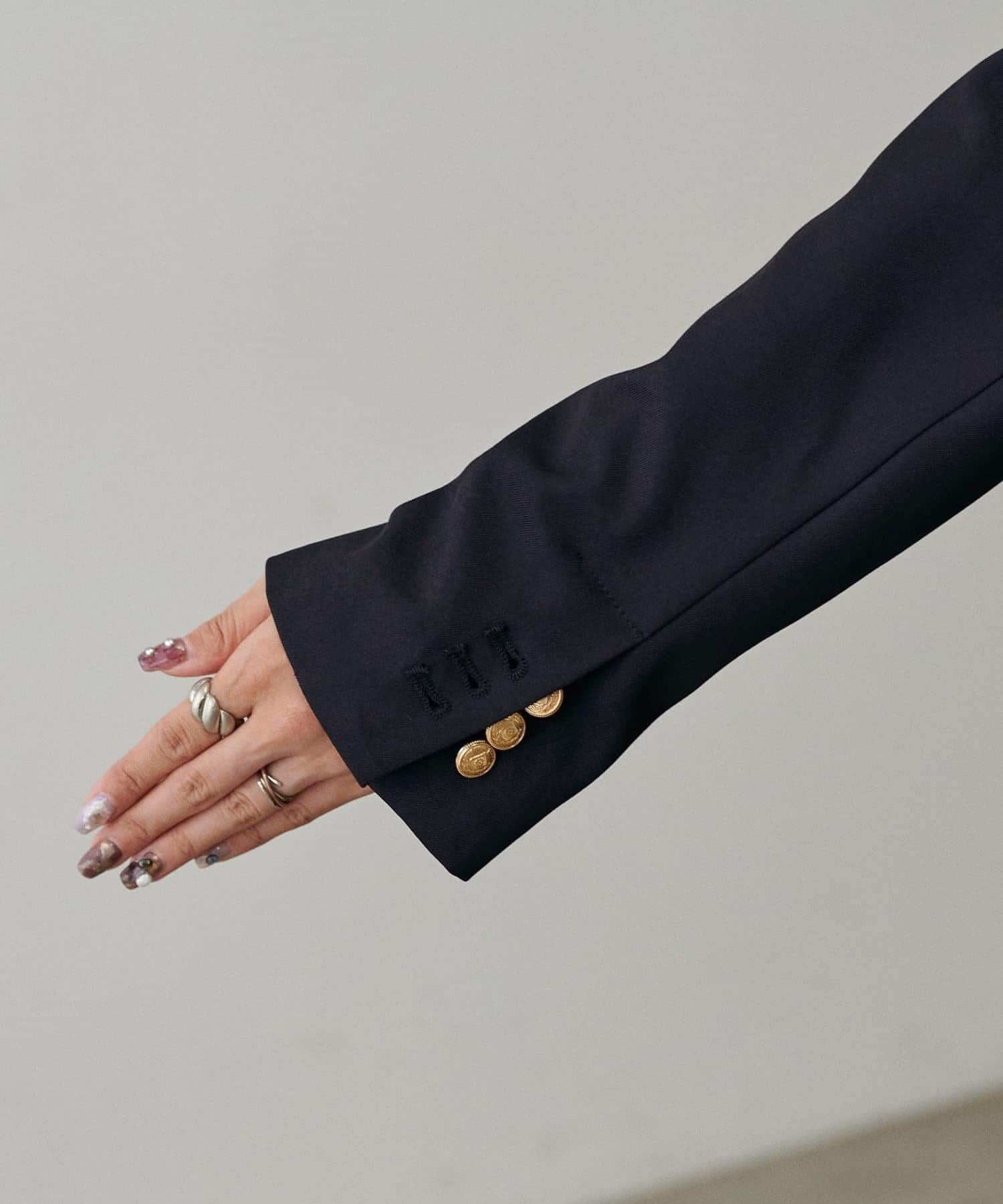 LARUTA(ラルータ) 金ボタンテーラードジャケット