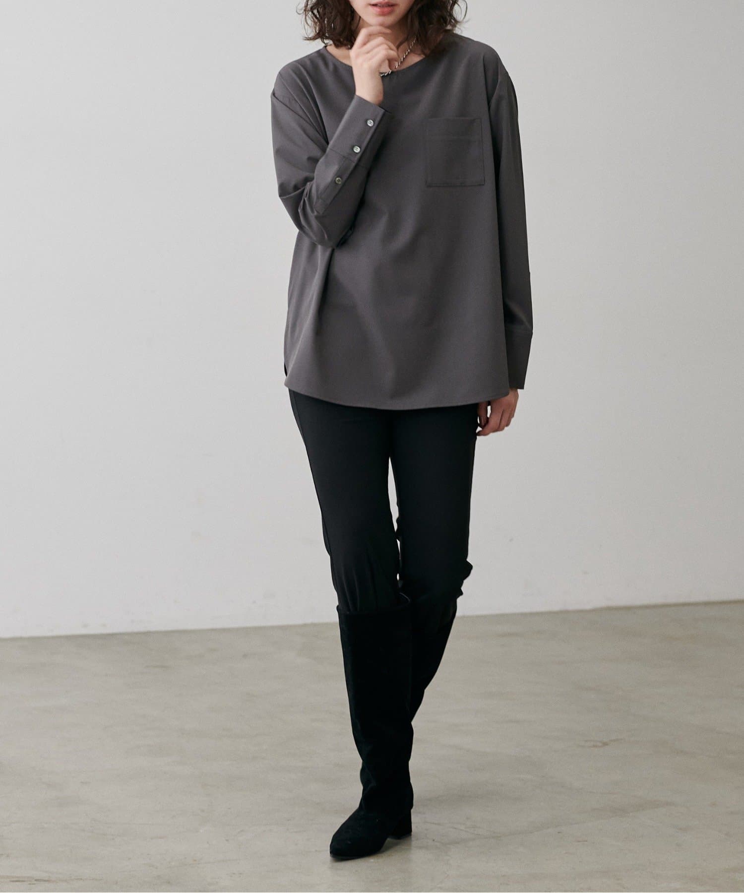 LARUTA(ラルータ) カフス付き万能レイヤードプルオーバー