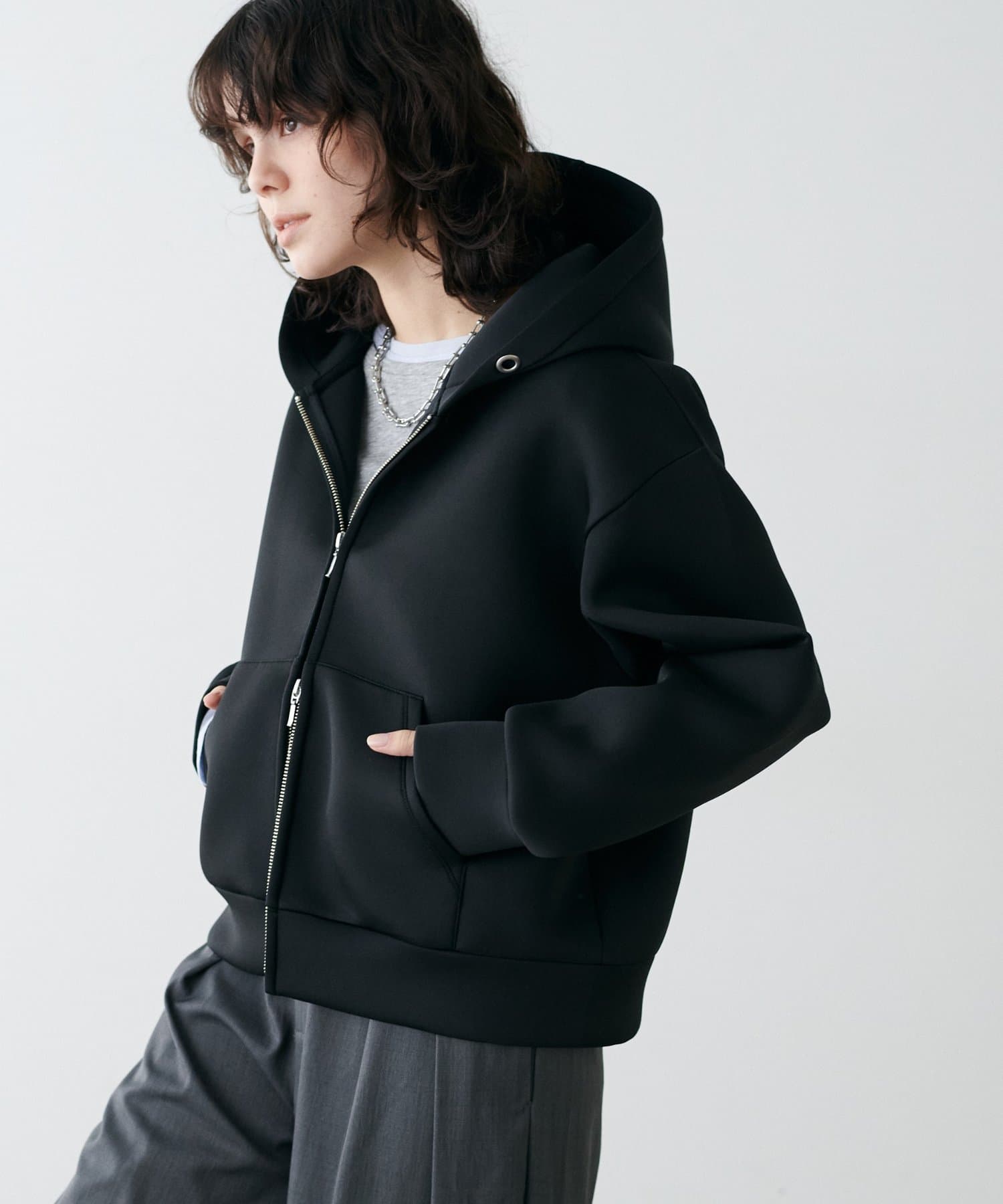 LARUTA(ラルータ) ダンボールダブルジップパーカー