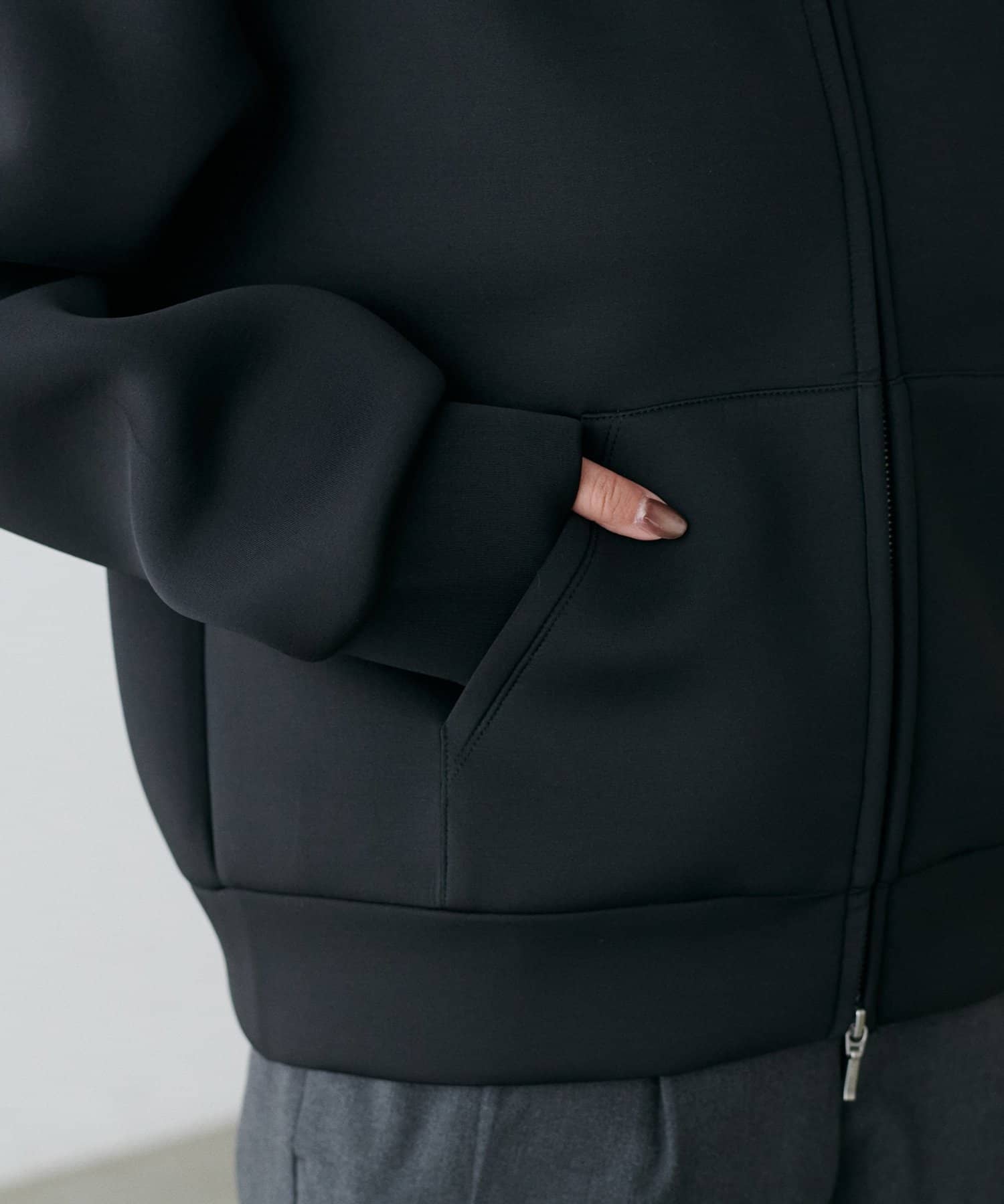 LARUTA(ラルータ) ダンボールダブルジップパーカー