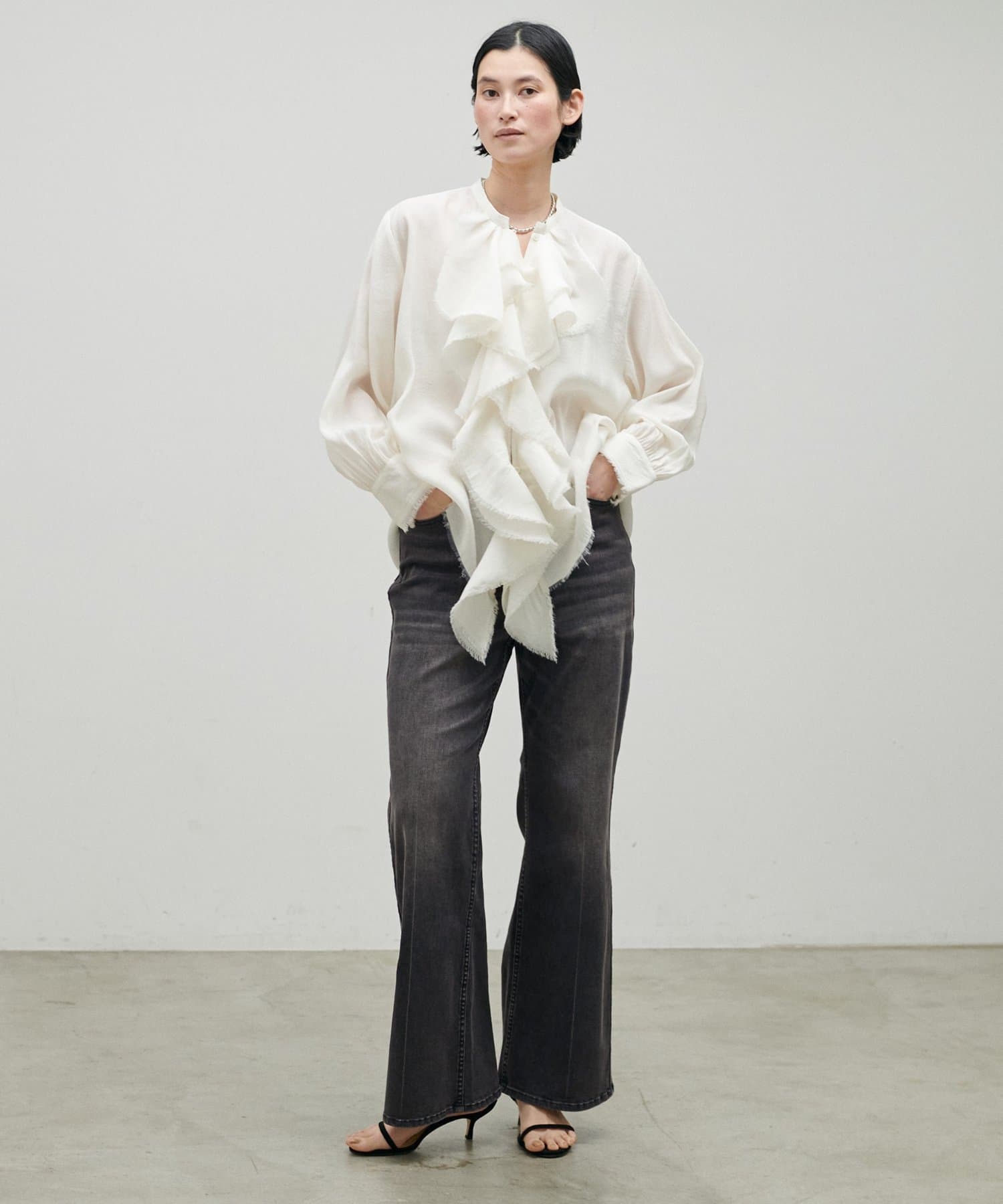 LARUTA(ラルータ) ストレッチブーツカットデニム