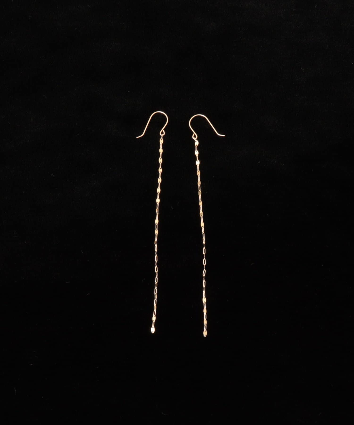 NOLLEY'S(ノーリーズ) 【grace grace/グラスグラス】10K ペタルチェーンピアス