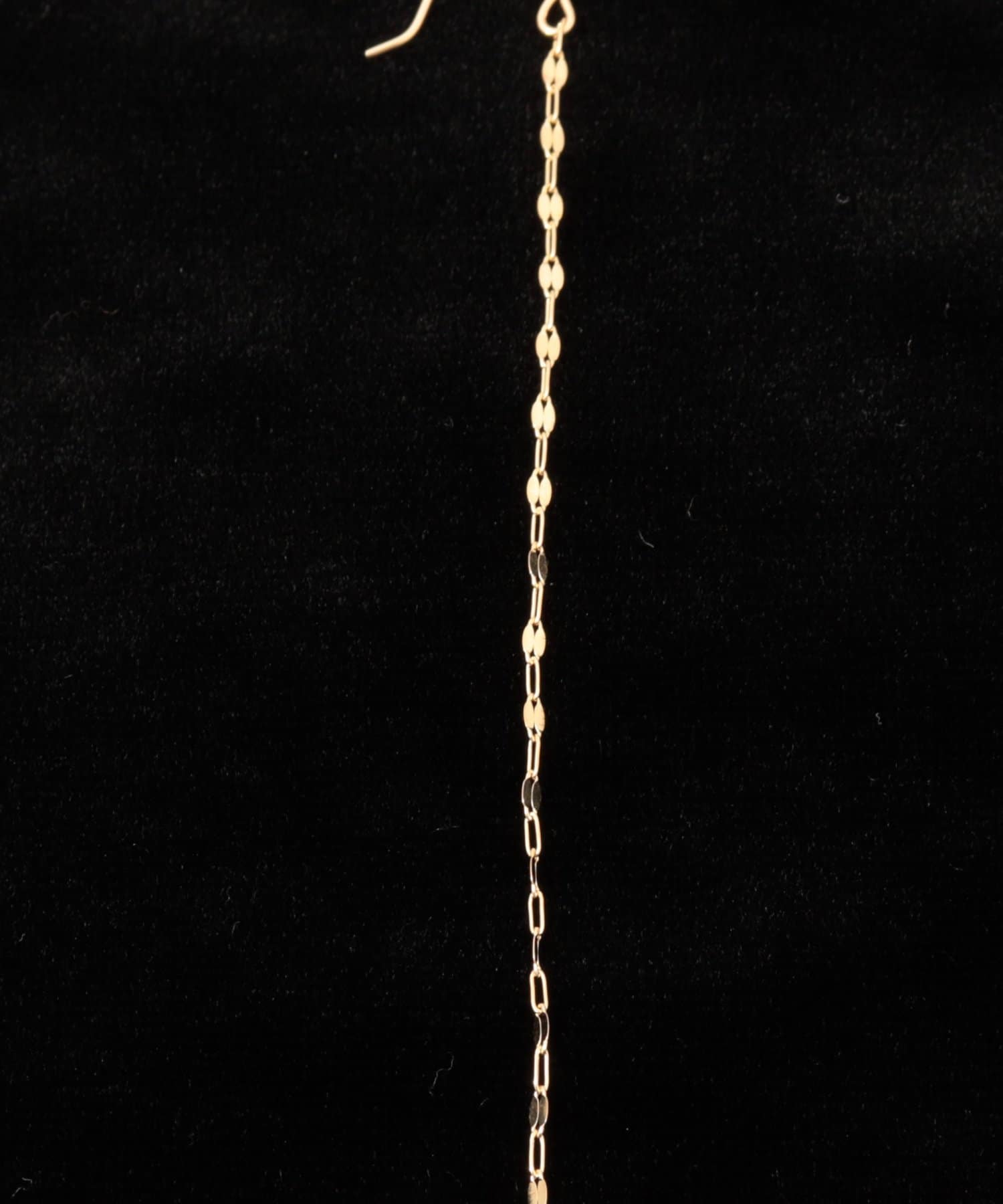 NOLLEY'S(ノーリーズ) 【grace grace/グラスグラス】10K ペタルチェーンピアス