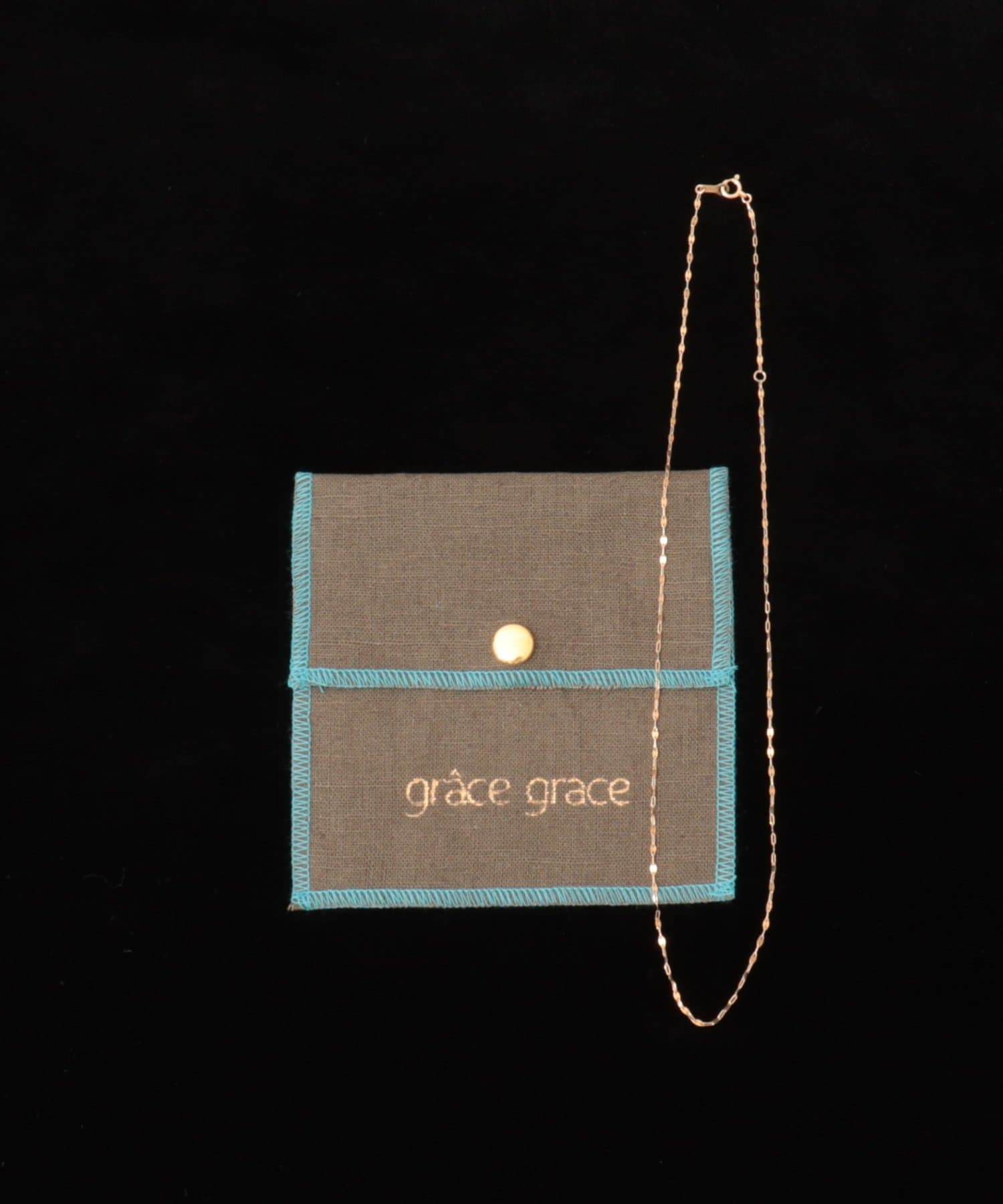 NOLLEY'S(ノーリーズ) 【grace grace/グラスグラス】10K ペタルチェーンピアス