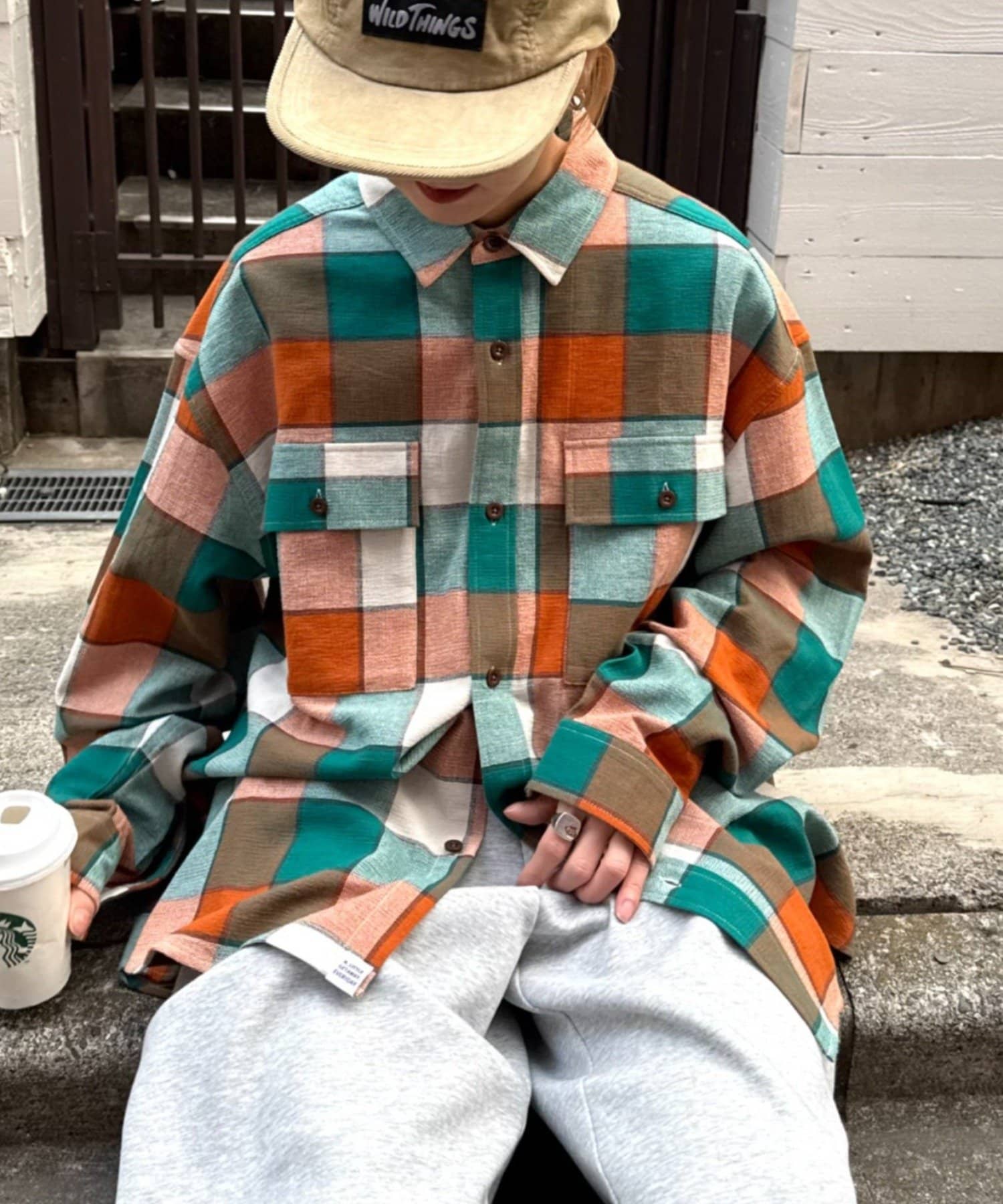 CIAOPANIC TYPY(チャオパニックティピー) パナマチェックシャツジャケット