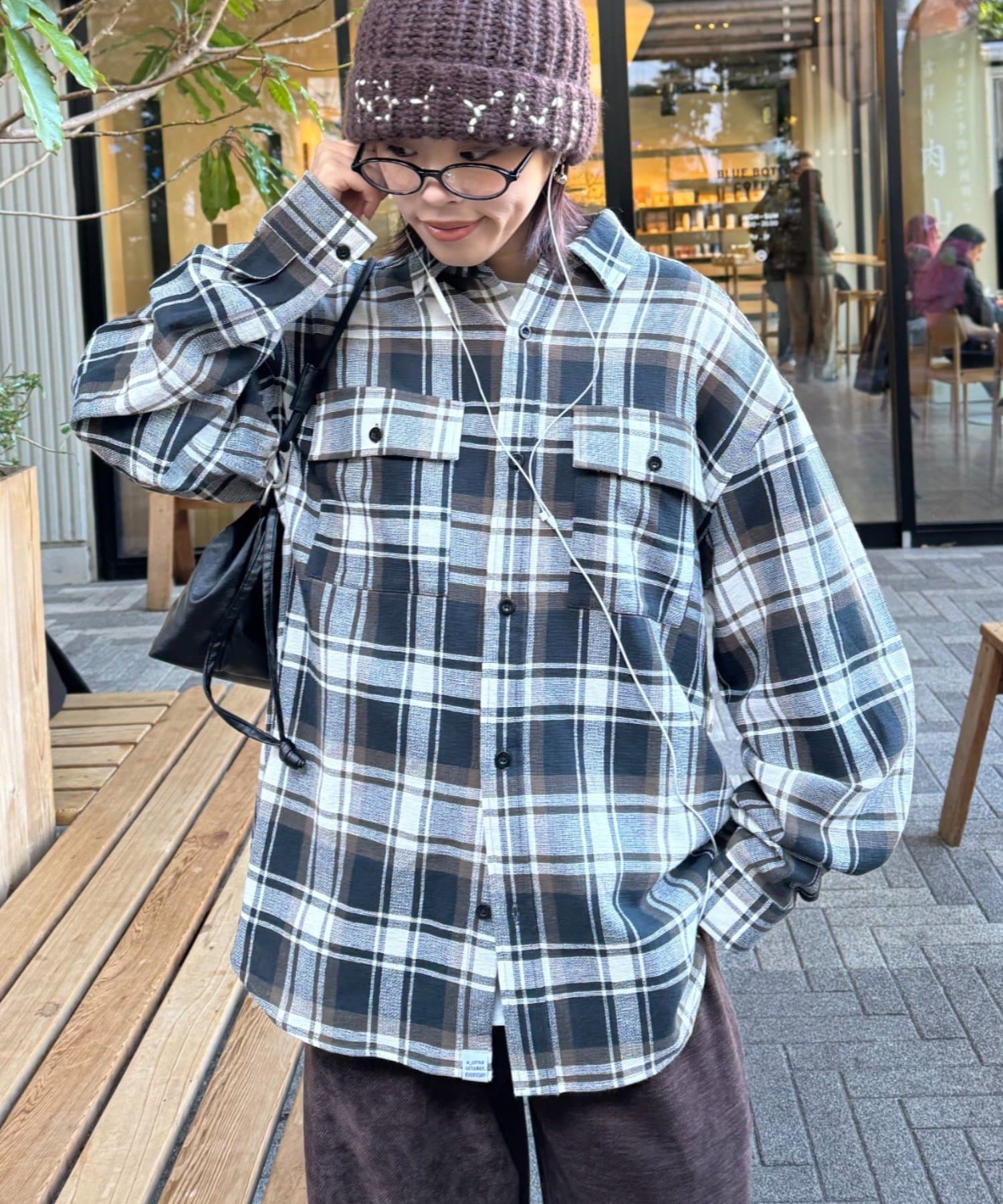 CIAOPANIC TYPY(チャオパニックティピー) パナマチェックシャツジャケット