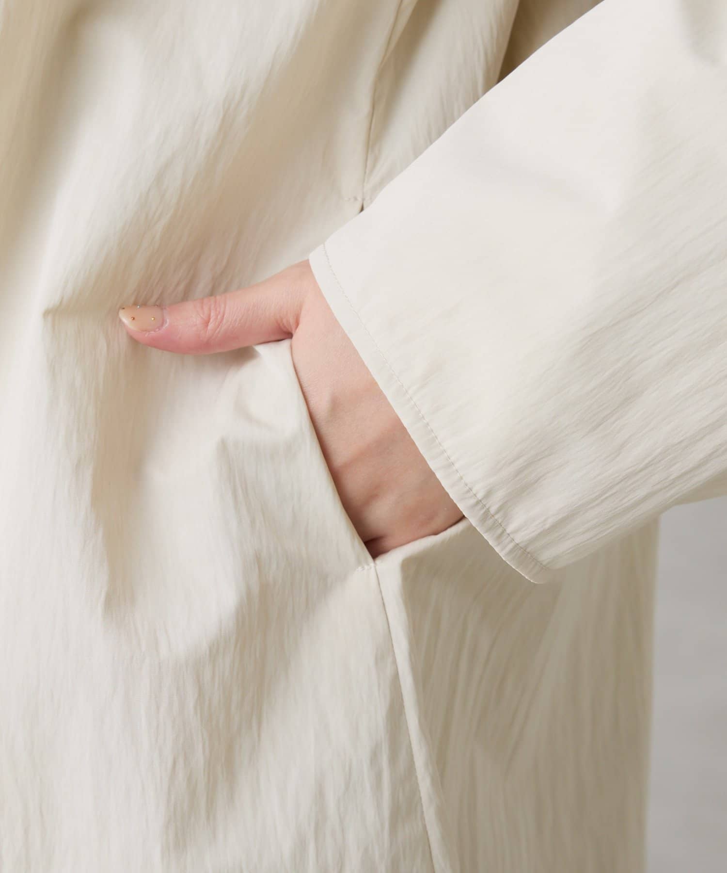 COLLAGE GALLARDAGALANTE(コラージュ ガリャルダガランテ) 【軽量】ヴィンテージクロスノーカラーコート/セレモニー