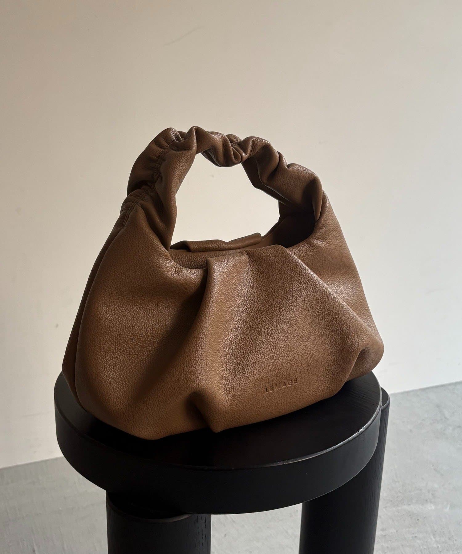 CAPRICIEUX LE'MAGE(カプリシュレマージュ) ギャザーハンドルバッグ