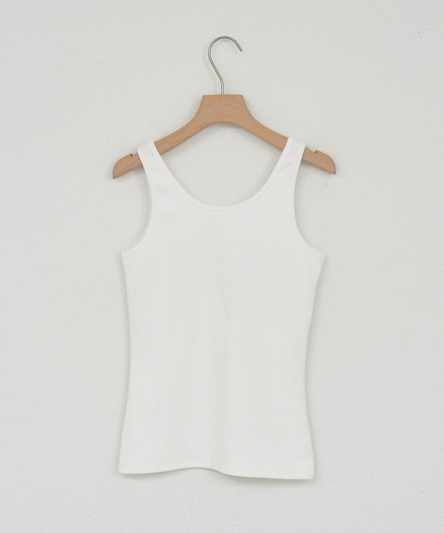 SHENERY(シーナリー) 【26SS予約】刺繍リブタンクトップ