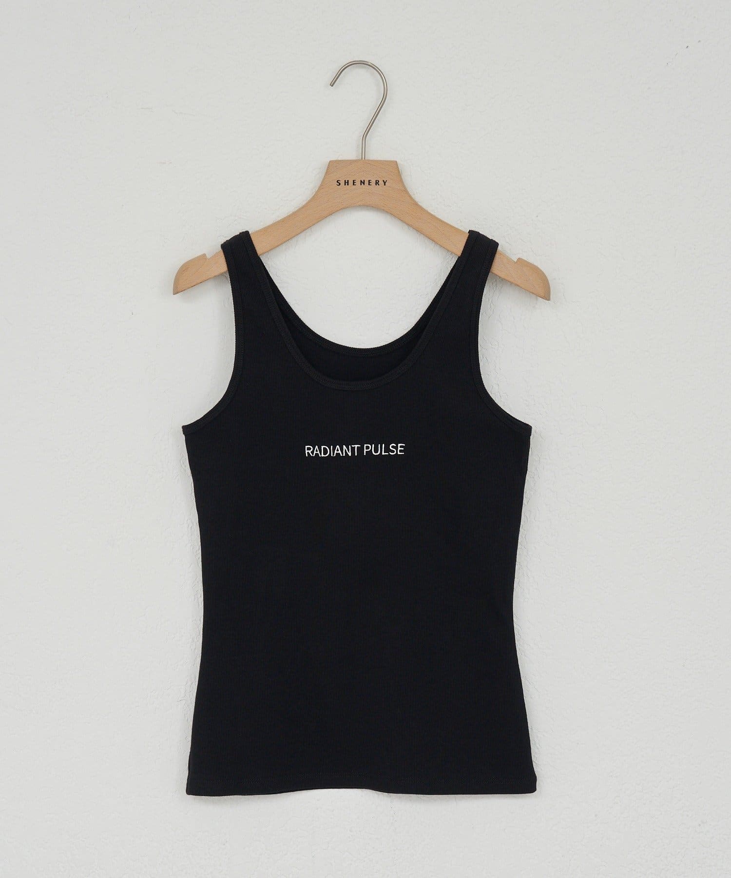 SHENERY(シーナリー) 【26SS予約】刺繍リブタンクトップ