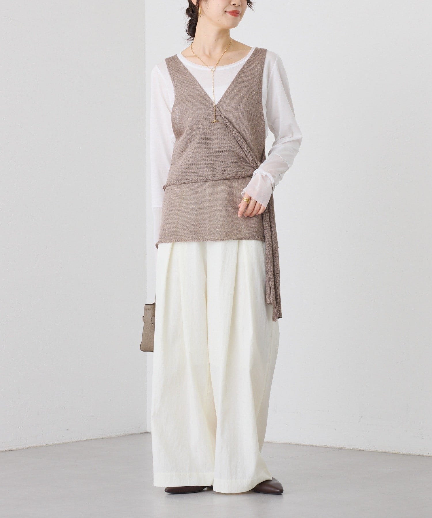 RIVE DROITE(リヴドロワ) 【R.good(アールドットグッド)】ナローボールチェーンラリエット