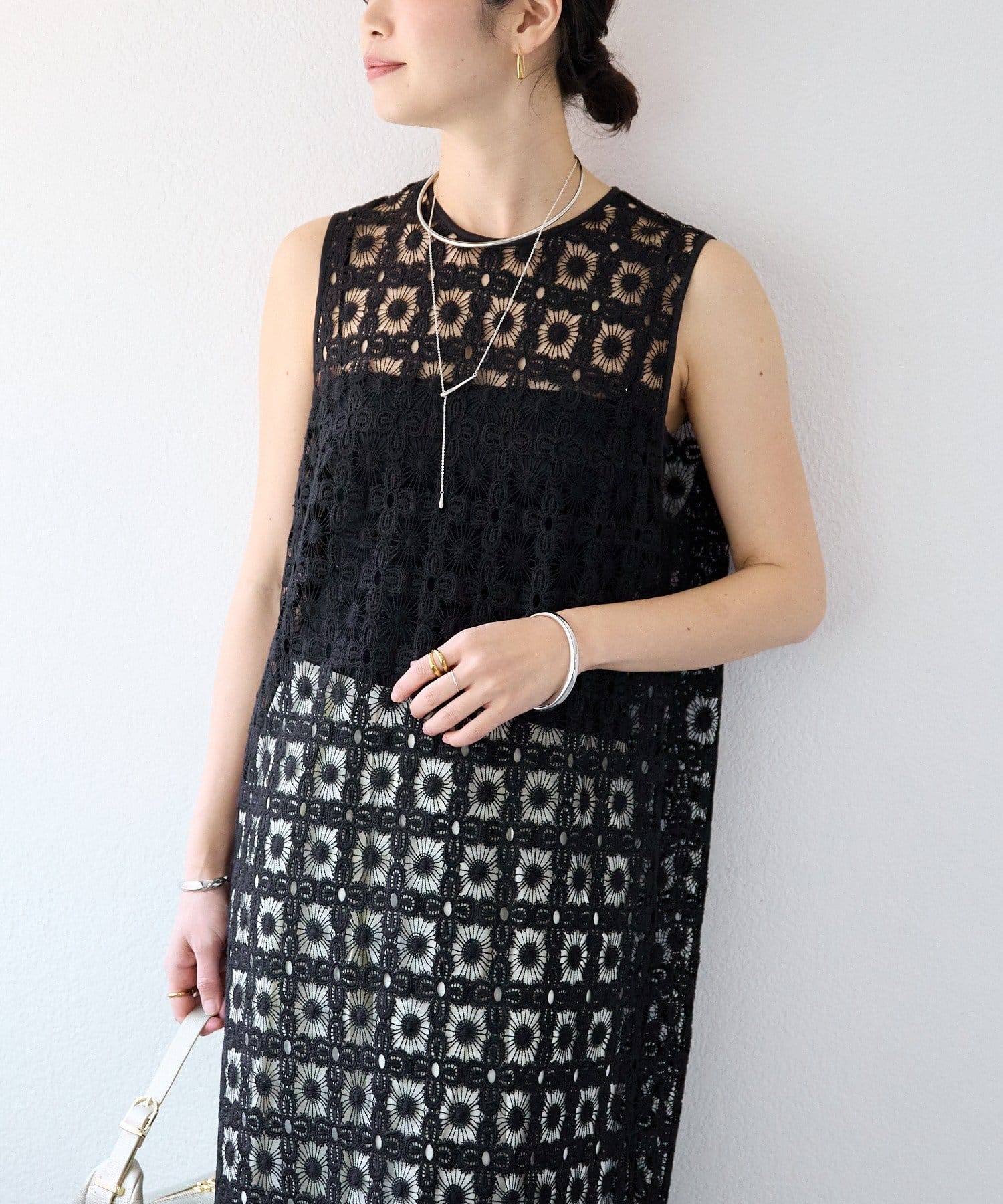 RIVE DROITE(リヴドロワ) 予約【洗練された印象に】スライドロングネックレス