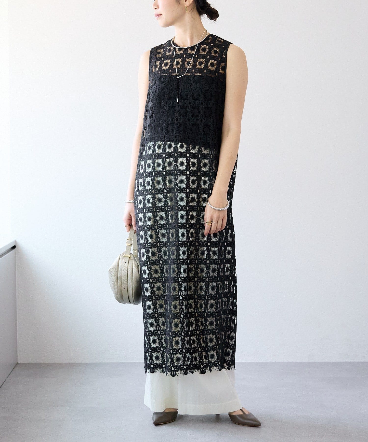 RIVE DROITE(リヴドロワ) 予約【洗練された印象に】スライドロングネックレス