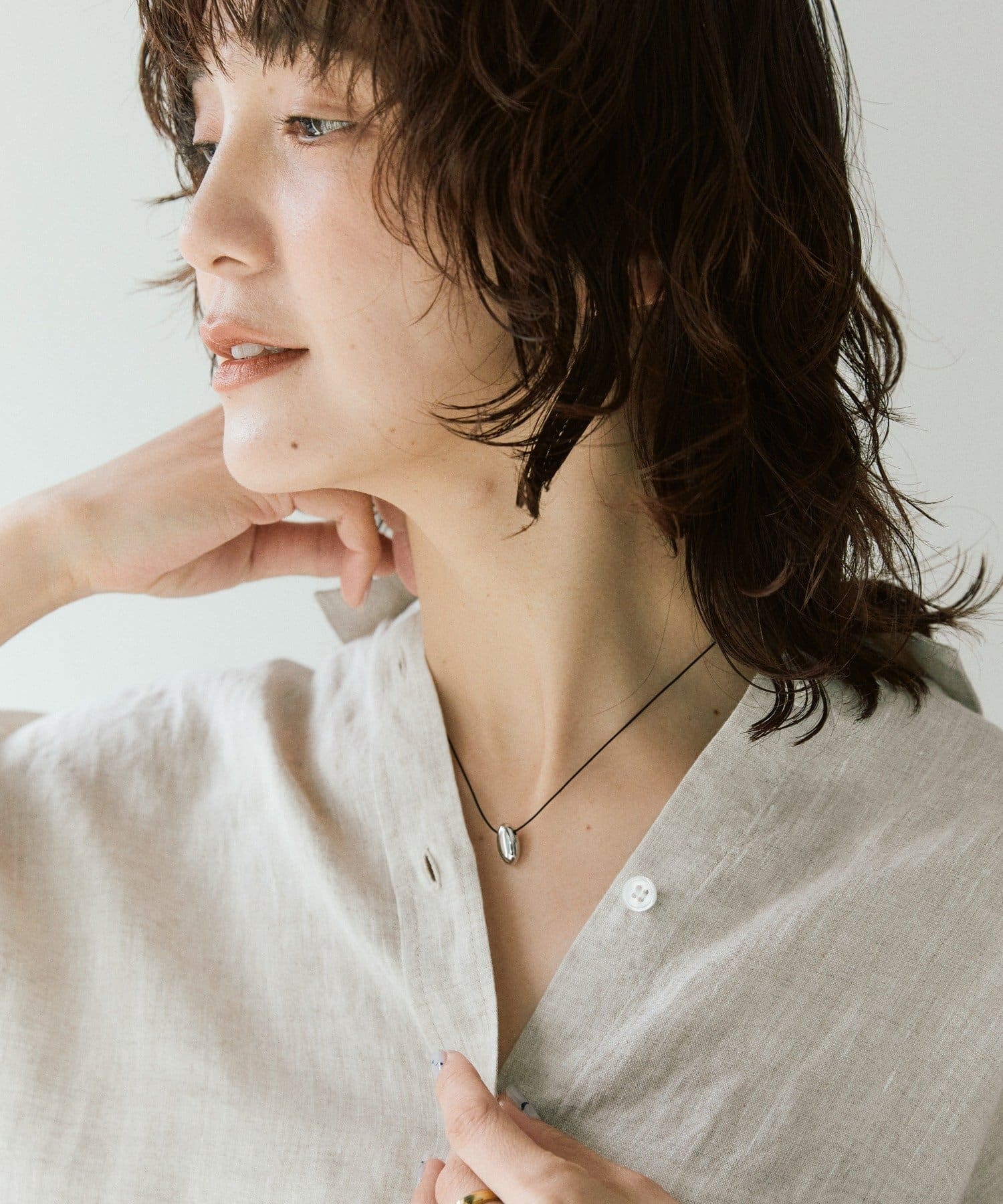 RIVE DROITE(リヴドロワ) 予約【洗練された印象に】スマートボールコードネックレス