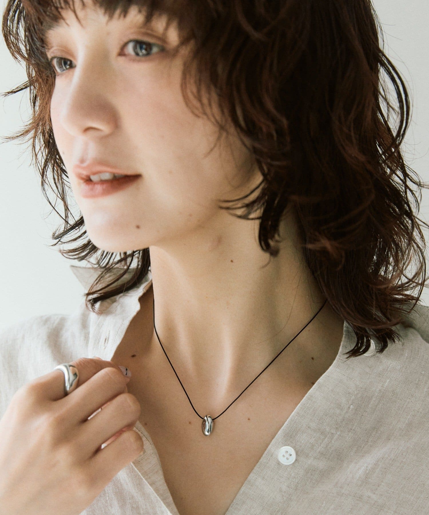 RIVE DROITE(リヴドロワ) 予約【洗練された印象に】スマートボールコードネックレス