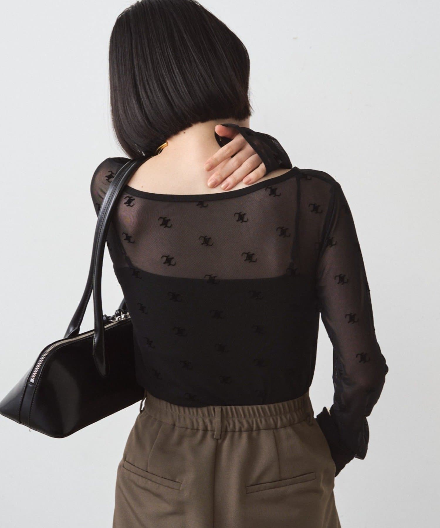 LOUNGEDRESS(ラウンジドレス) モノグラムシアープルオーバー