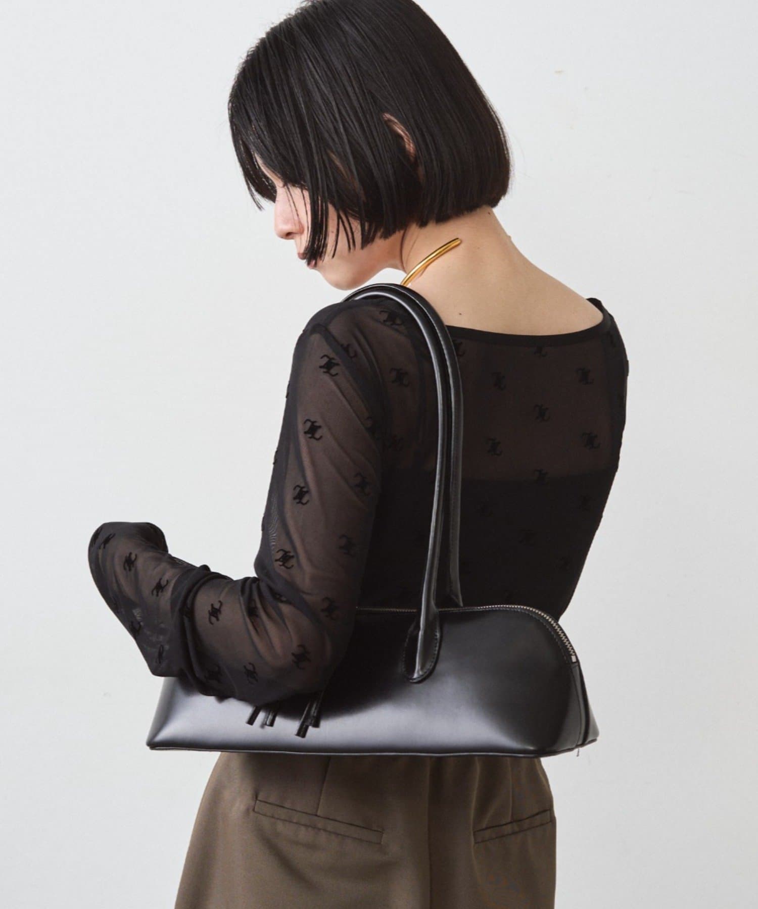 LOUNGEDRESS(ラウンジドレス) モノグラムシアープルオーバー