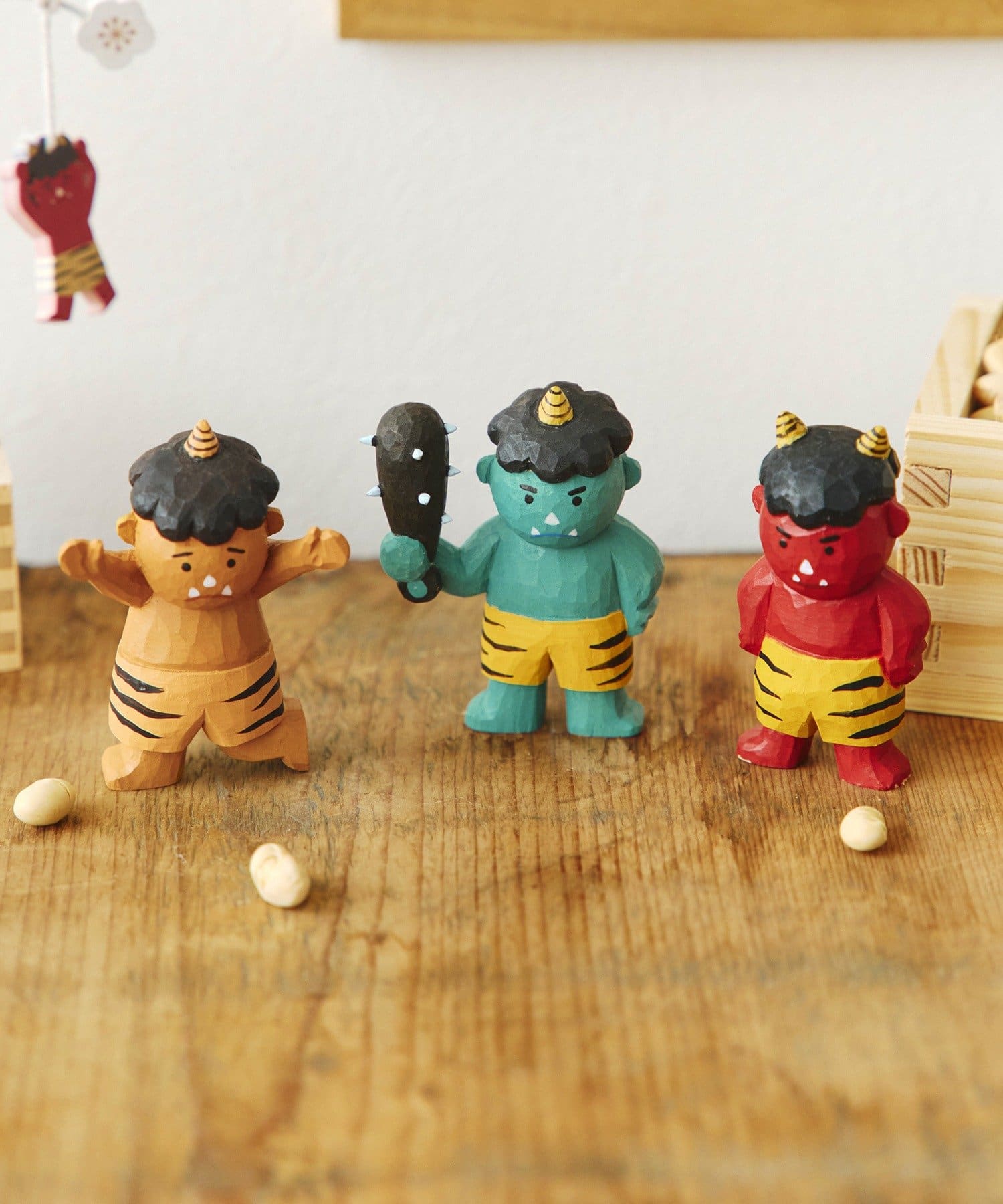 salut!(サリュ) 《WEB先行販売》木彫りの黄鬼／節分